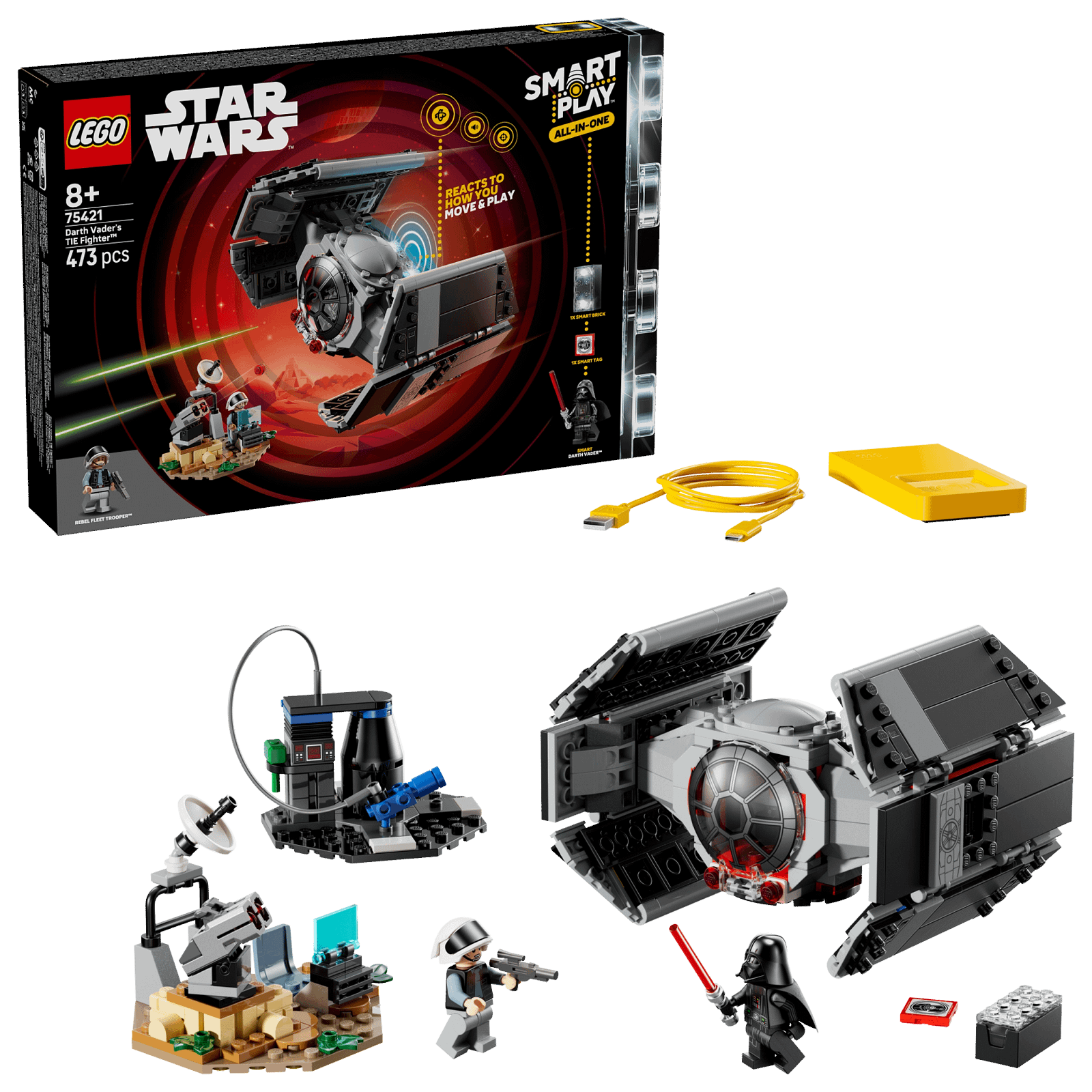 LEGO® 75421 SMART Play™ All-In-One Darth Vader's TIE Fighter™ - Star Wars™