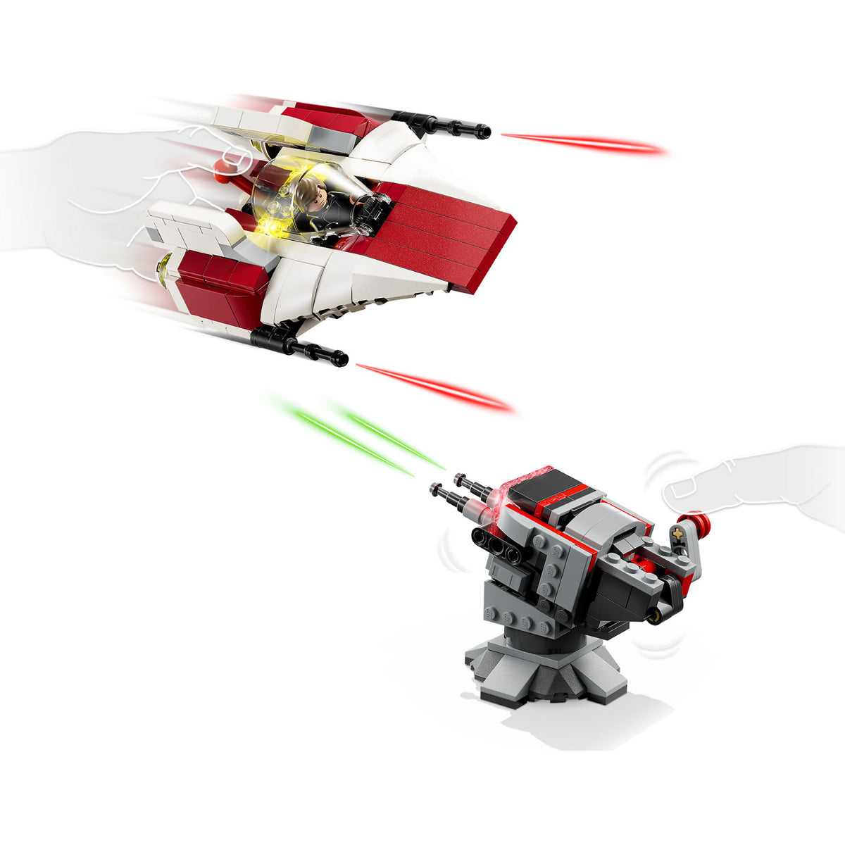 LEGO® 75427 SMART Play™ All-In-One Throne Room Duel & A-Wing™ - Star Wars™