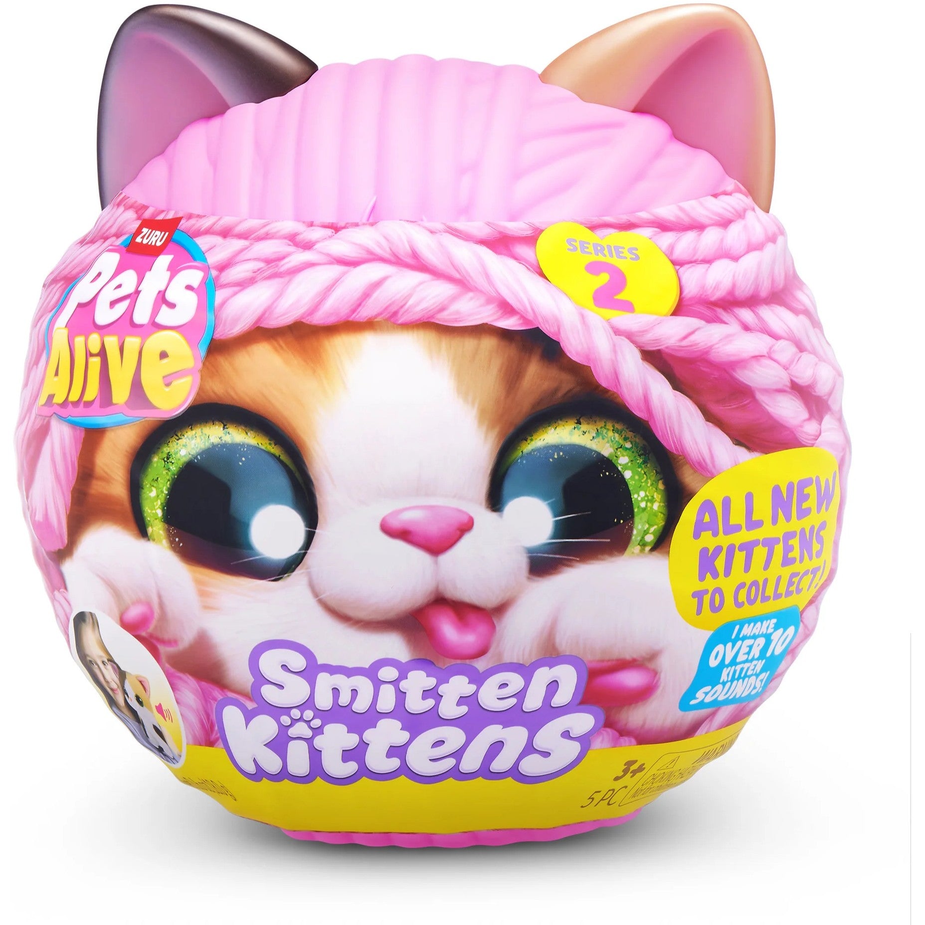 ZURU - Pets Alive Smitten Kittens Series 2 Interactive Plush Kitten Blind Box