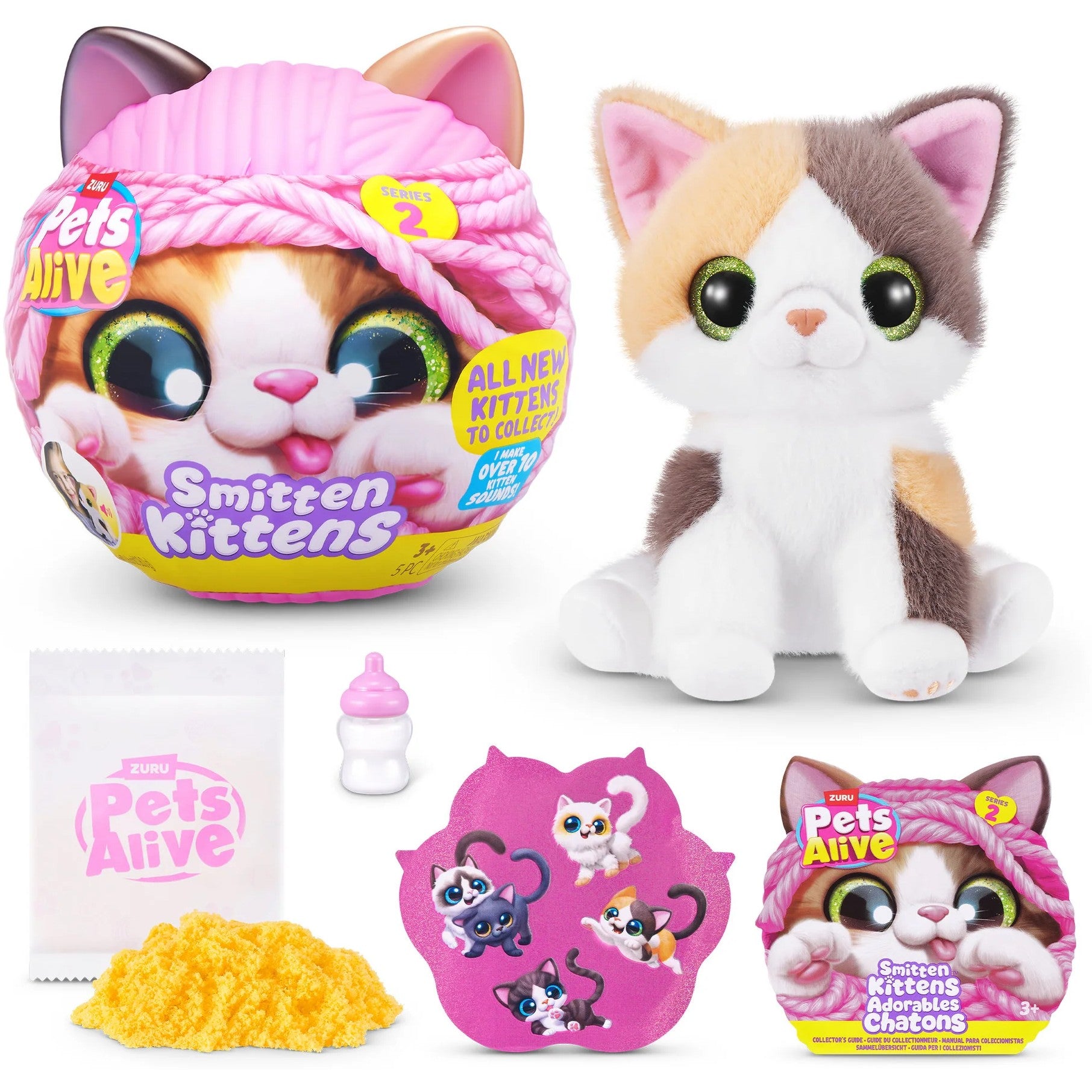 ZURU - Pets Alive Smitten Kittens Series 2 Interactive Plush Kitten Blind Box