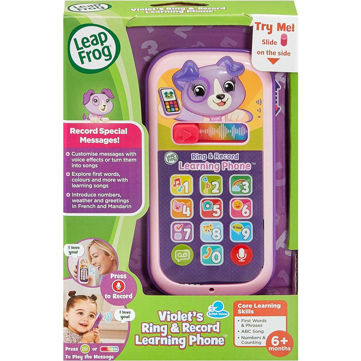 LeapFrog - Violet s Ring & Record Learning Phone