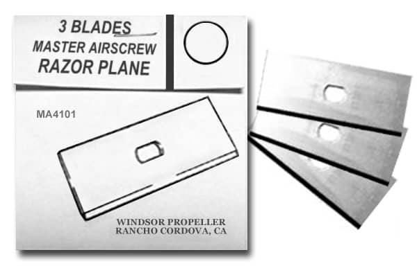 MASTER AIRSCREW - RAZOR PLANER BLADES 3PCS MA4101
