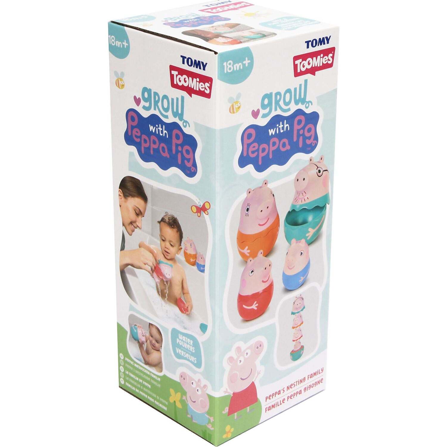 TOMY - Toomies Peppa Pig Peppa's Nesting Family