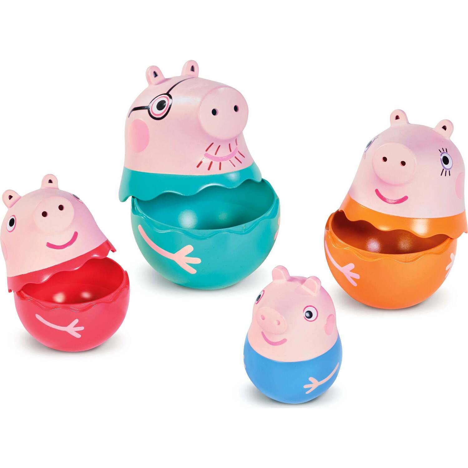 TOMY - Toomies Peppa Pig Peppa's Nesting Family
