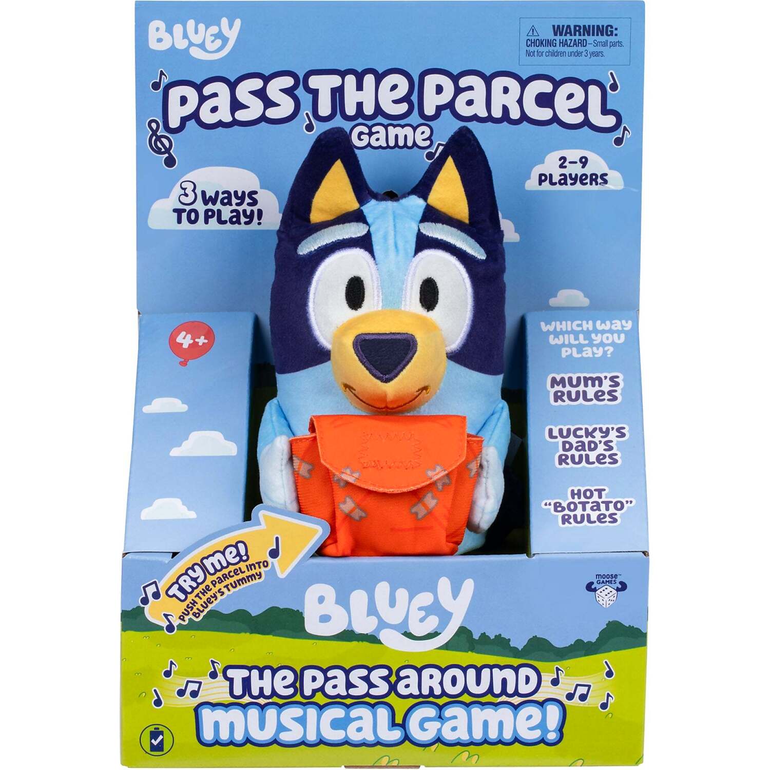 Bluey - Pass The Parcel Musical Game!