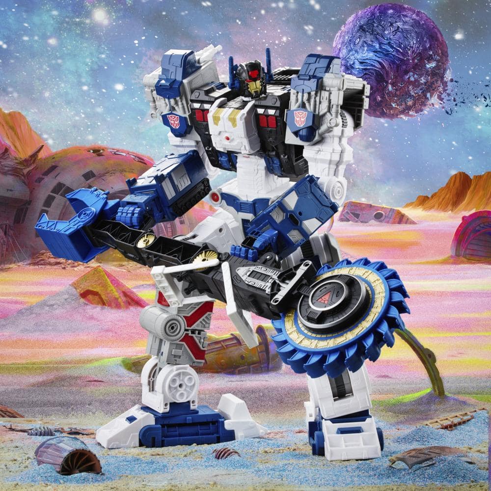 Transformers - Generations Legacy Series Titan Cybertron Universe Metroplex Action Figure Hasbro