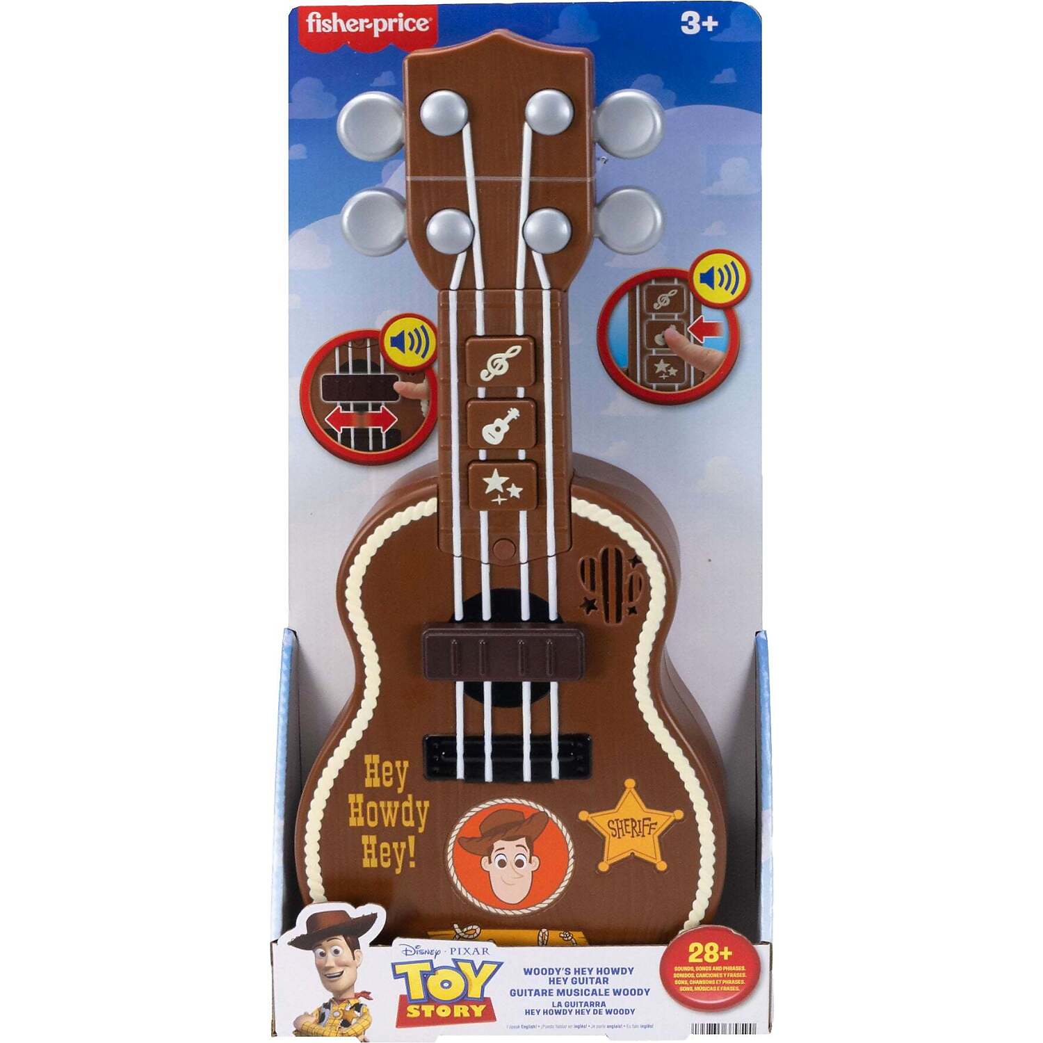 Fisher-Price - Disney Pixar Toy Story Woody's Hey Howdy Hey! Guitar - Mattel