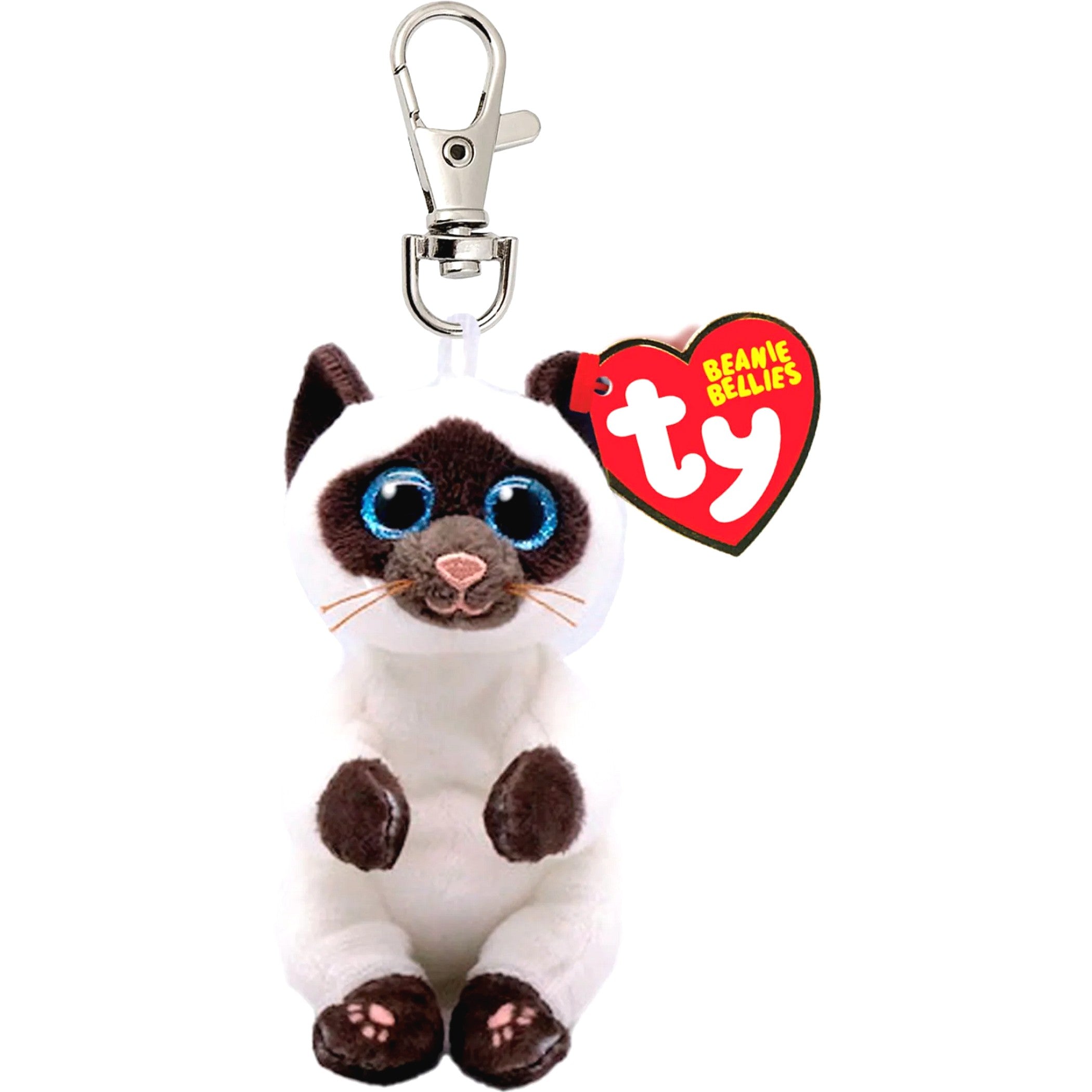 Ty - Beanie Bellies Clip Miso Siamese Cat 5-inch Plush