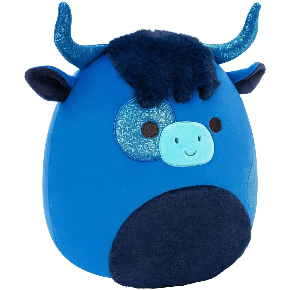 Squishmallows - Osgood Dark Blue Highland Cow 10-Inch Plush