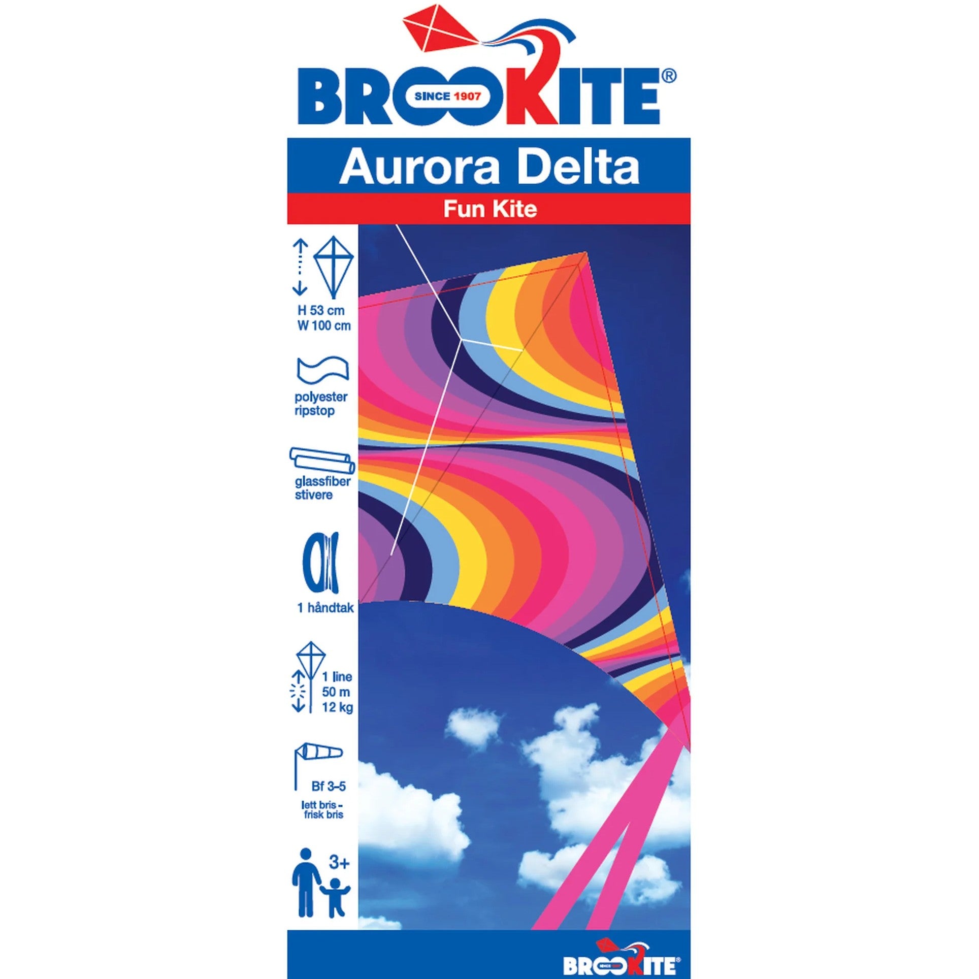 Brookite - Aurora Delta Fun Kite