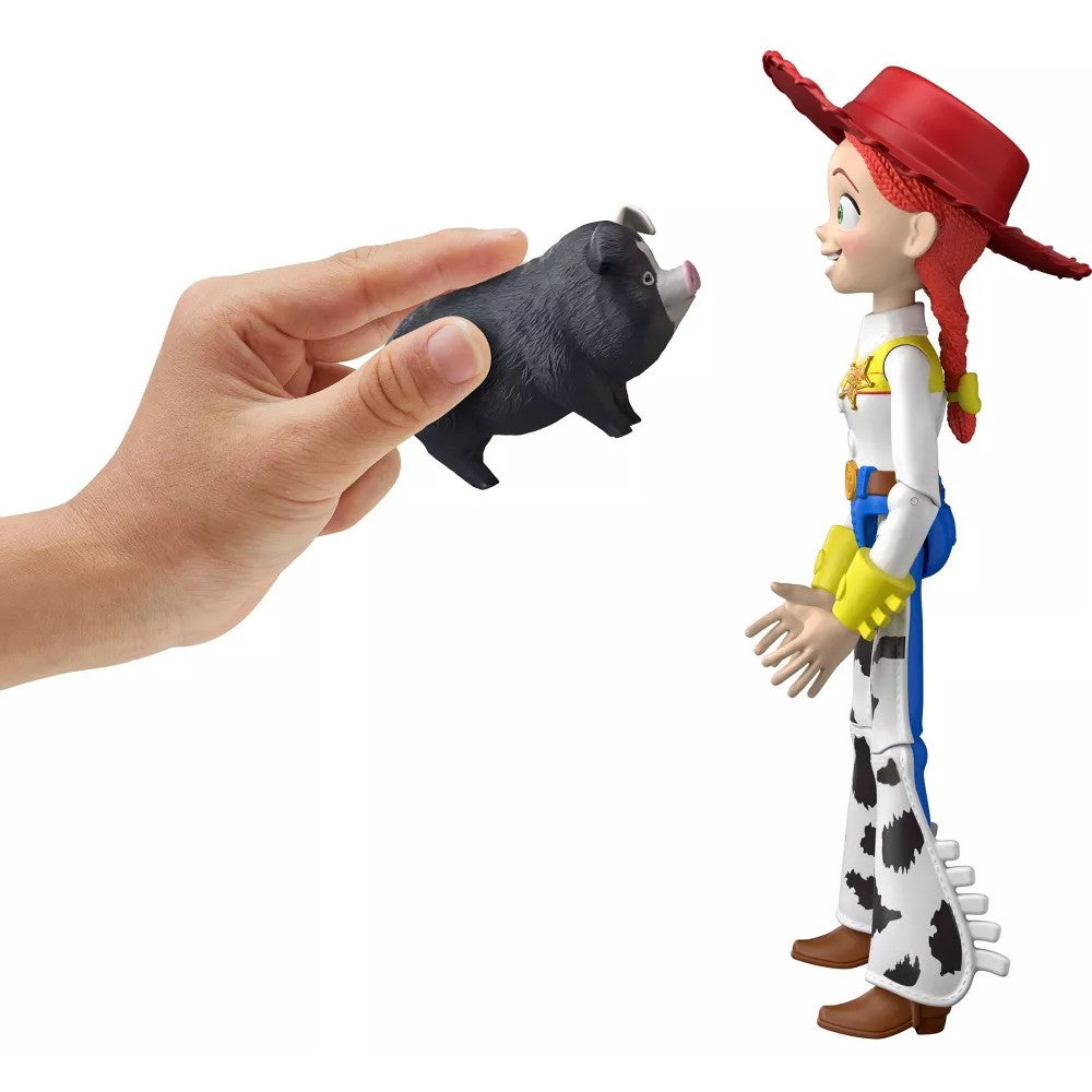 Disney Pixar -  - Toy Story 5 Critter Talk Jessie 12 Inch Action Figure Toy & JD Pig - Mattel