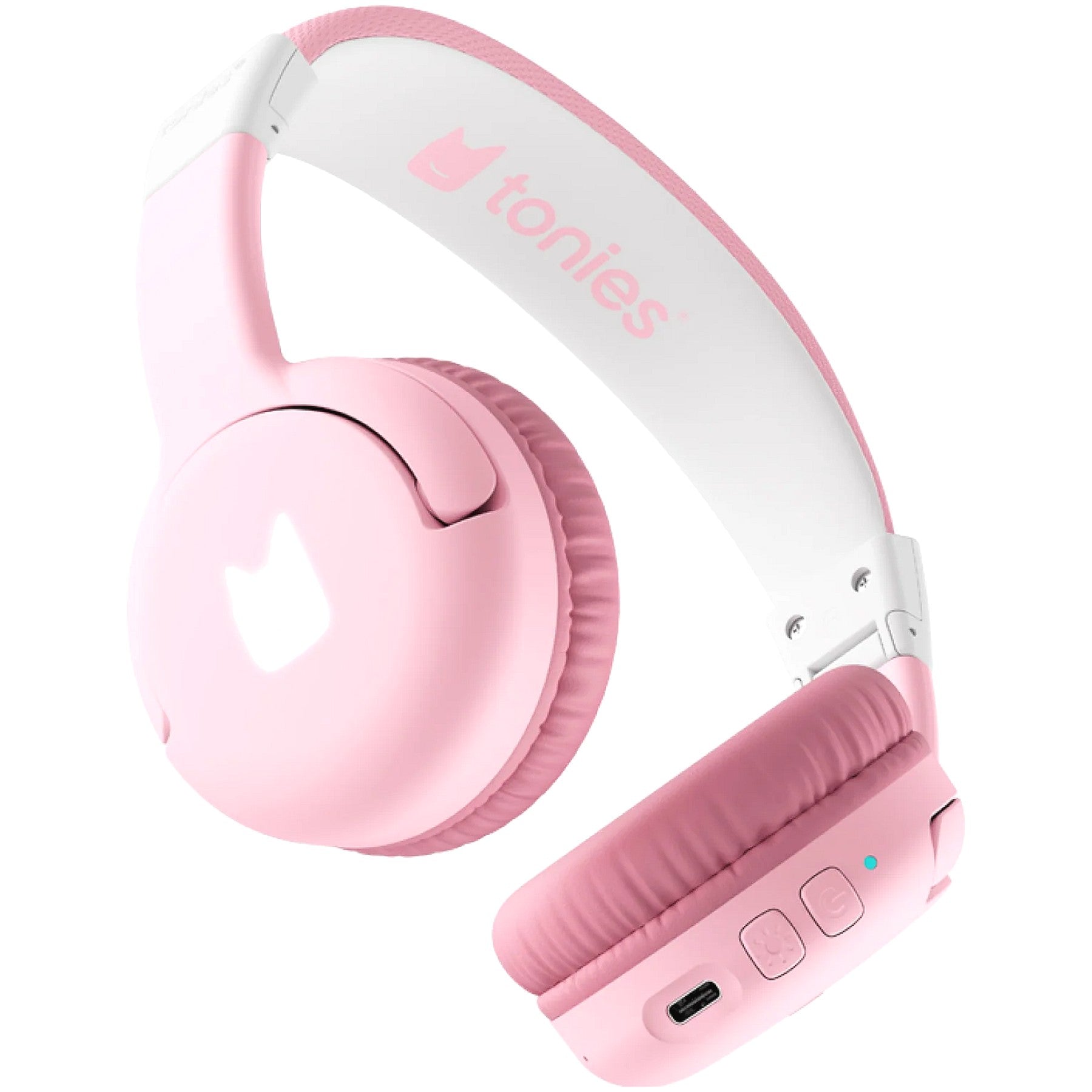 Tonies - Bluetooth Foldable Headphones - Cloud Pink (Toniebox not Included)