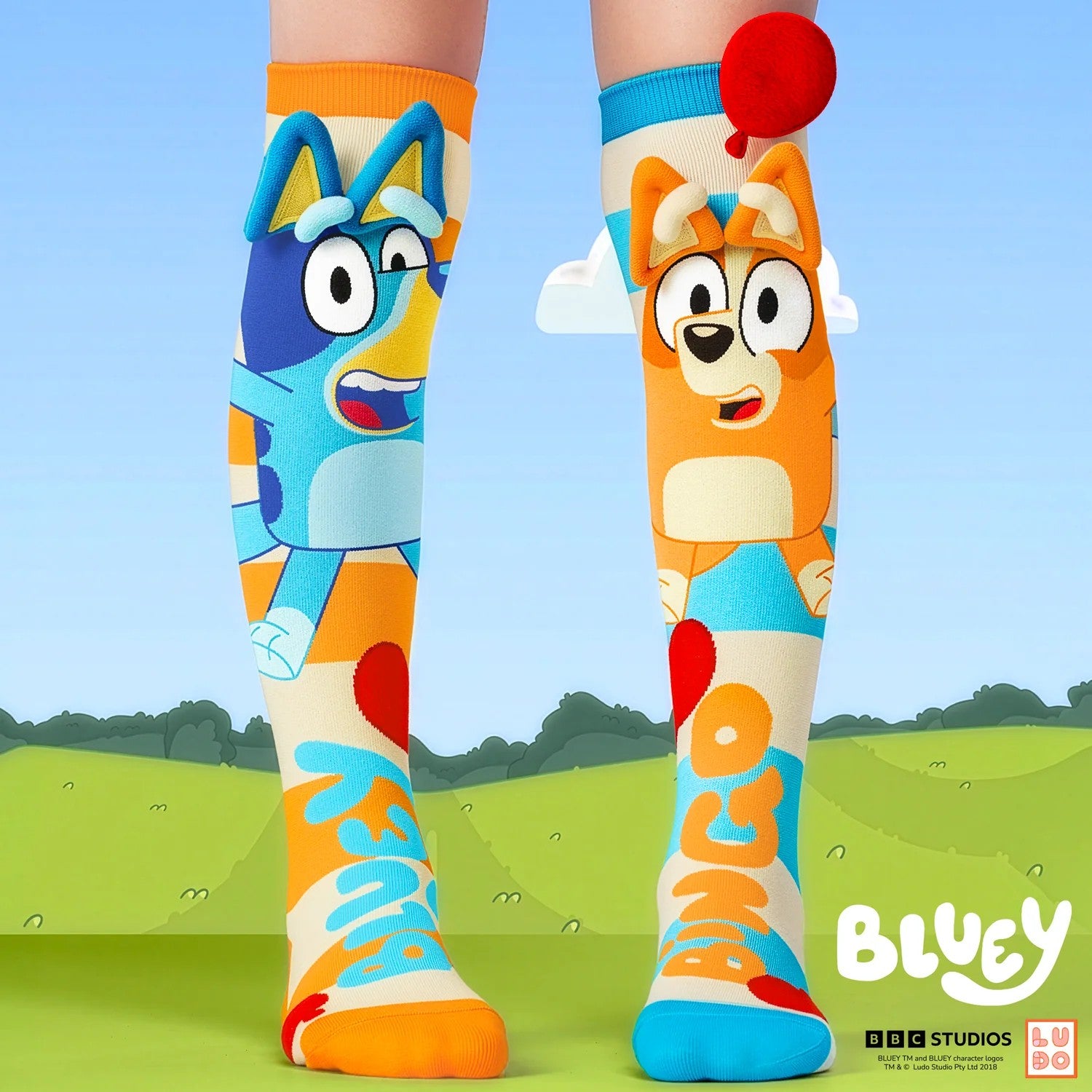 Madmia - Bluey Socks Kids & Adults Age 6y+