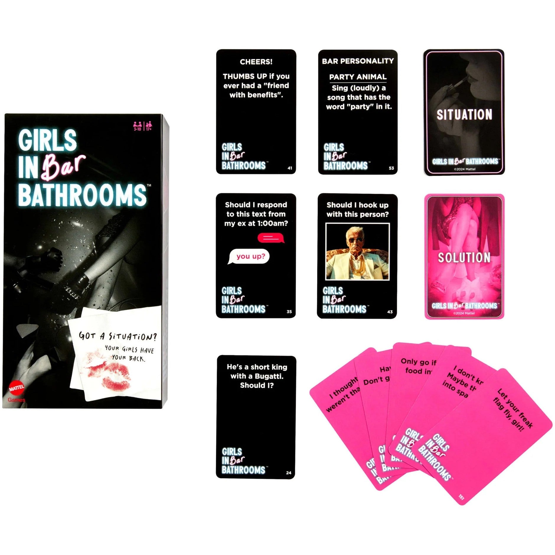 Mattel -  Games - Girls in Bar Bathrooms Card Game