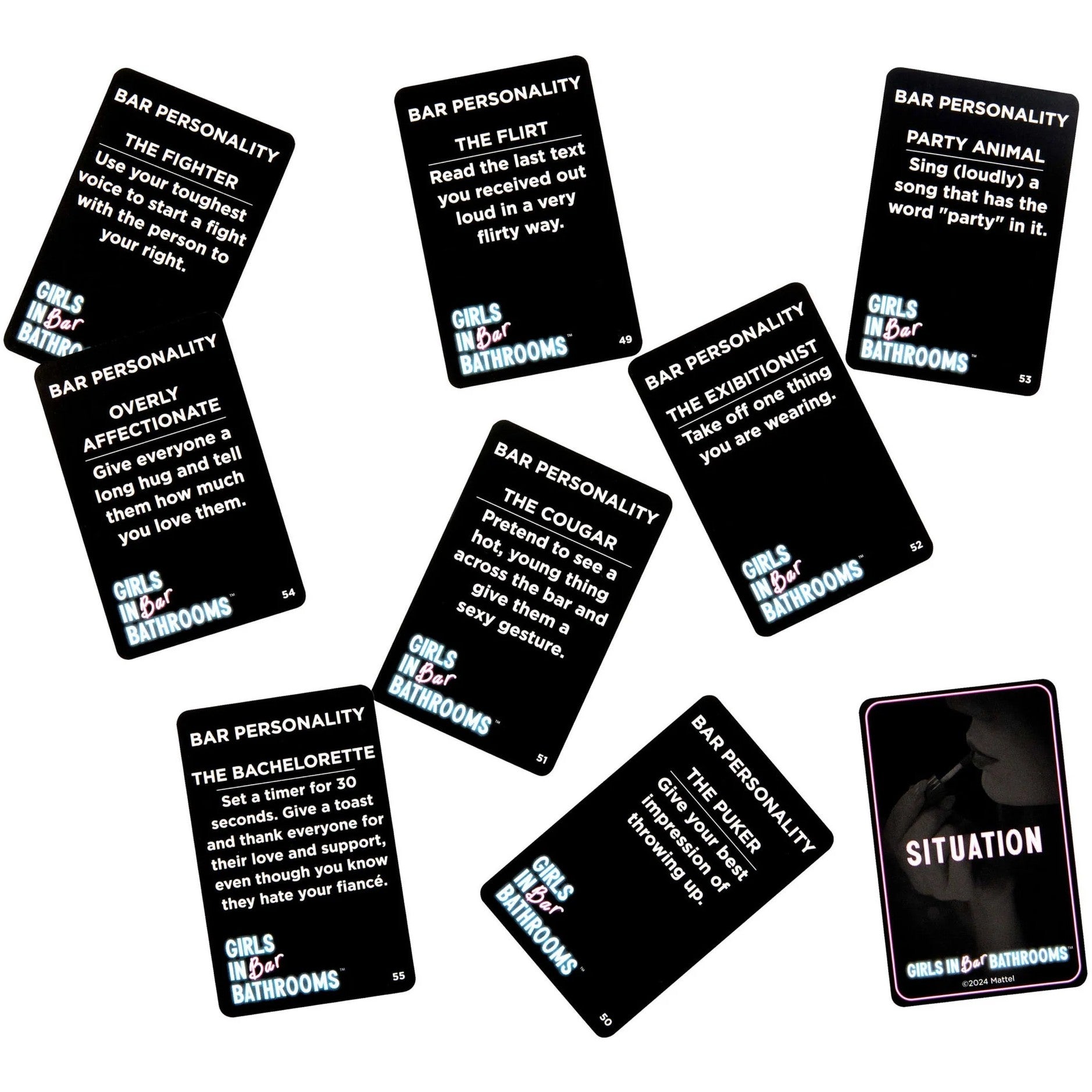 Mattel -  Games - Girls in Bar Bathrooms Card Game