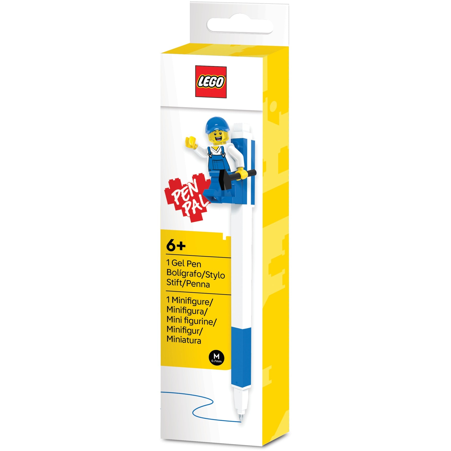 LEGO® - Pen Pal Gel Pen with Minifigure Medium 0.7mm - Blue