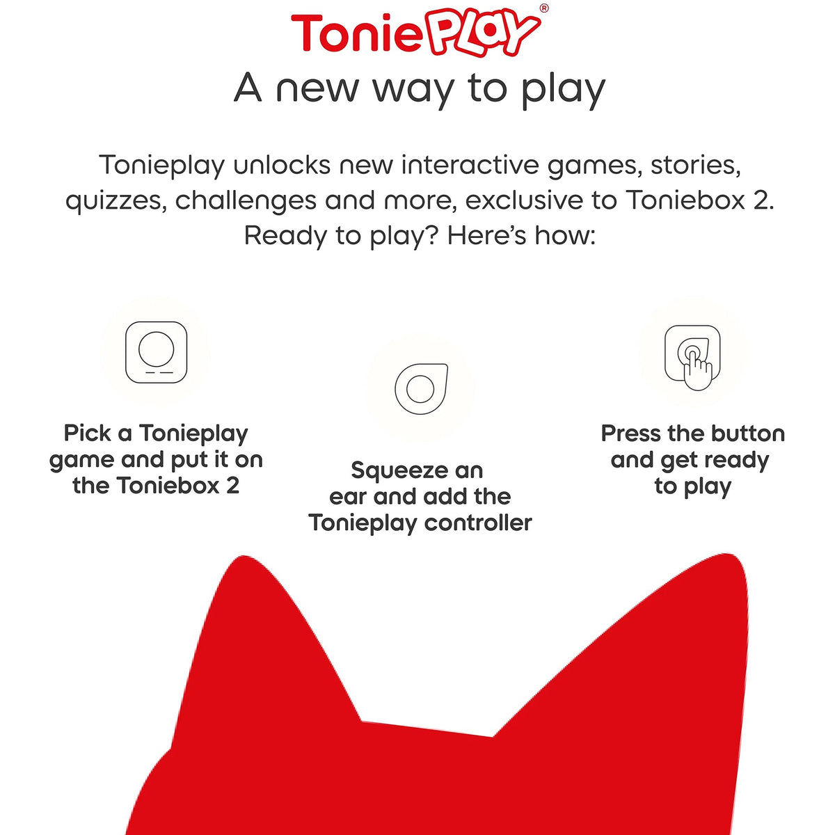 Tonies - Tonieplay Peppa Pig: Playdate with Peppa (Toniebox not Included)