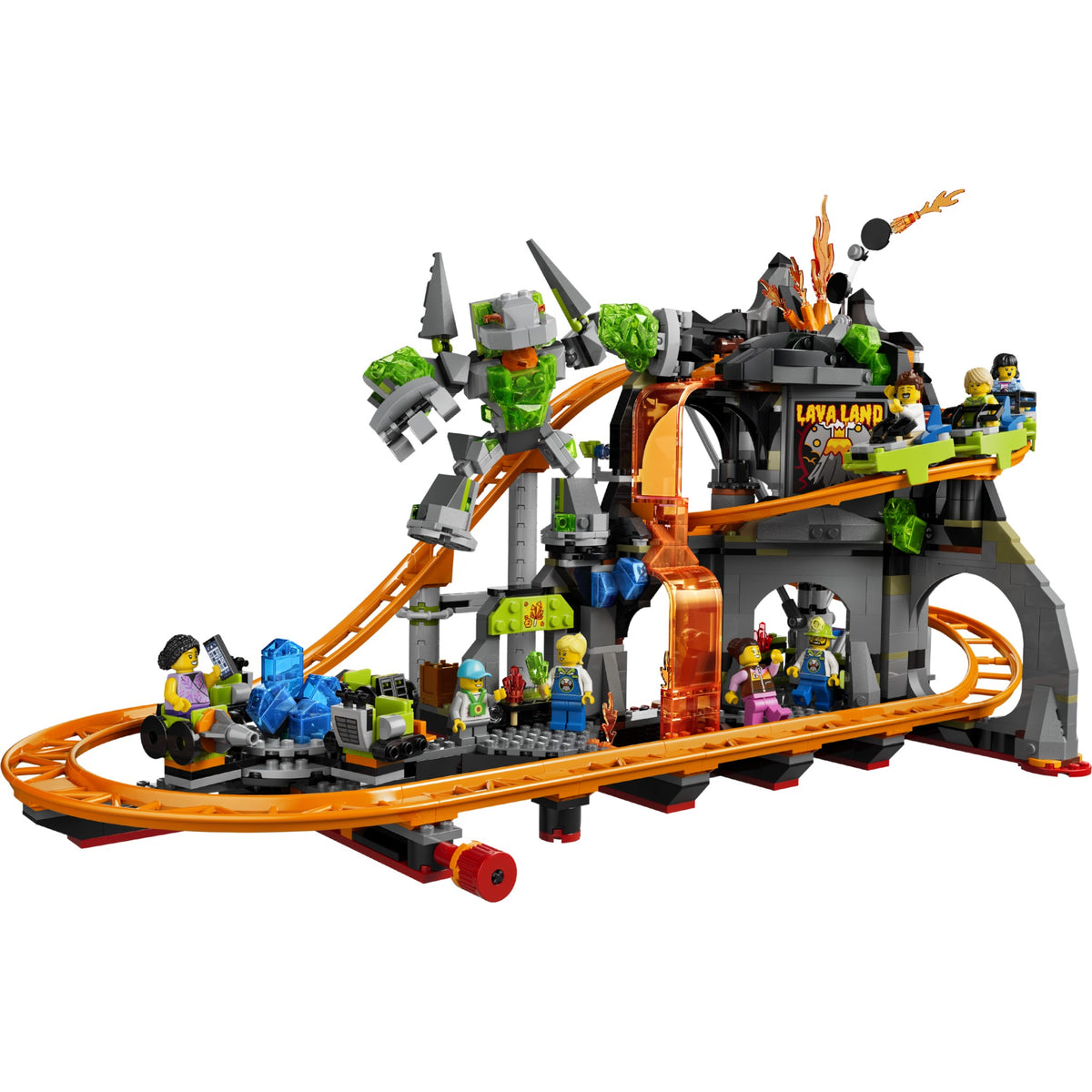 LEGO® 60501 Lava Land Roller Coaster Park - City