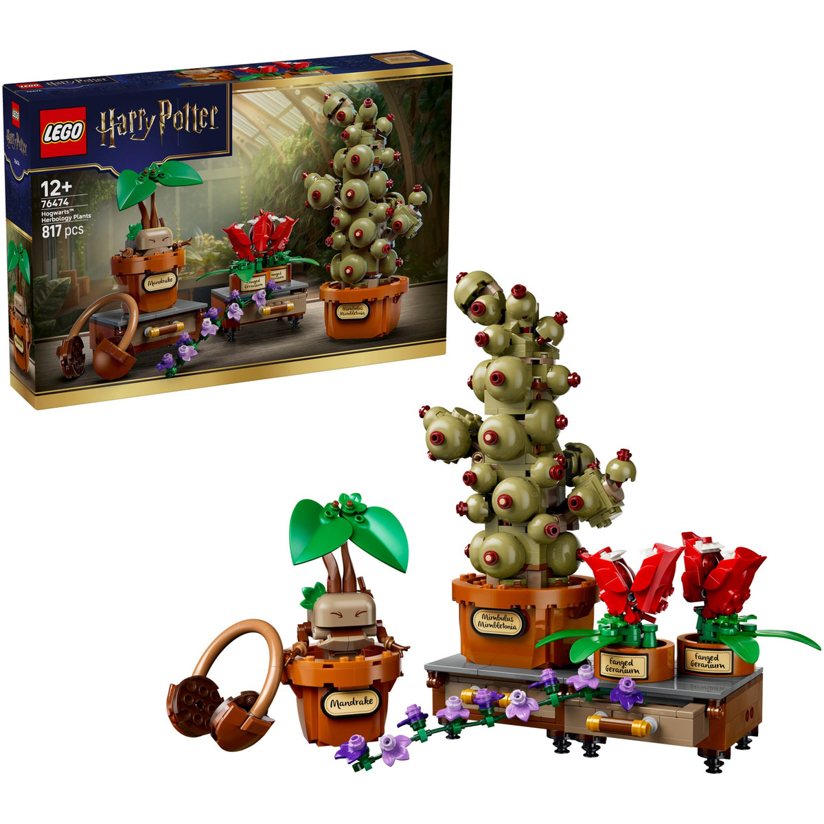 LEGO® 76474 Hogwarts Herbology Plants - Harry Potter™