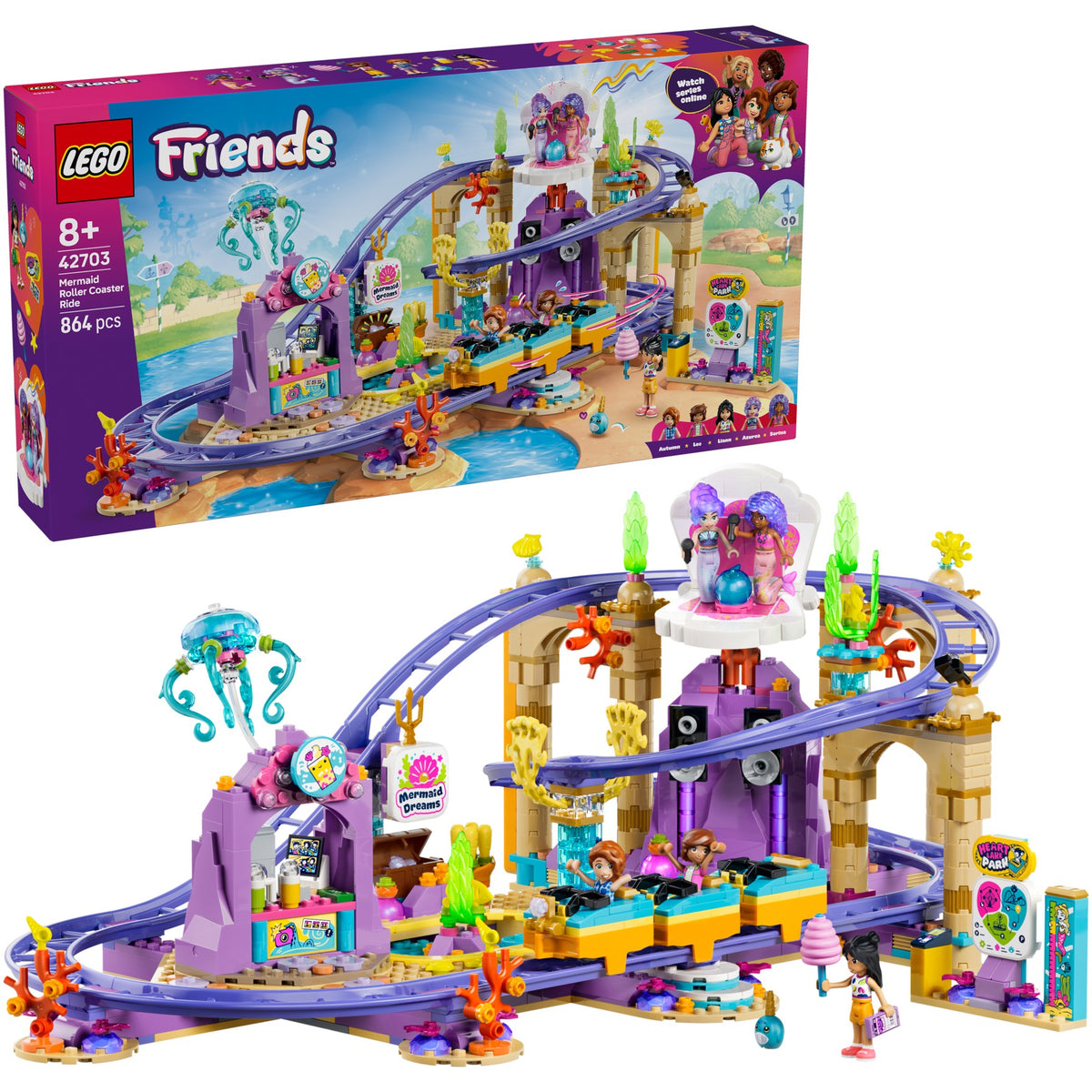 LEGO® 42703 Mermaid Roller Coaster Ride - Friends