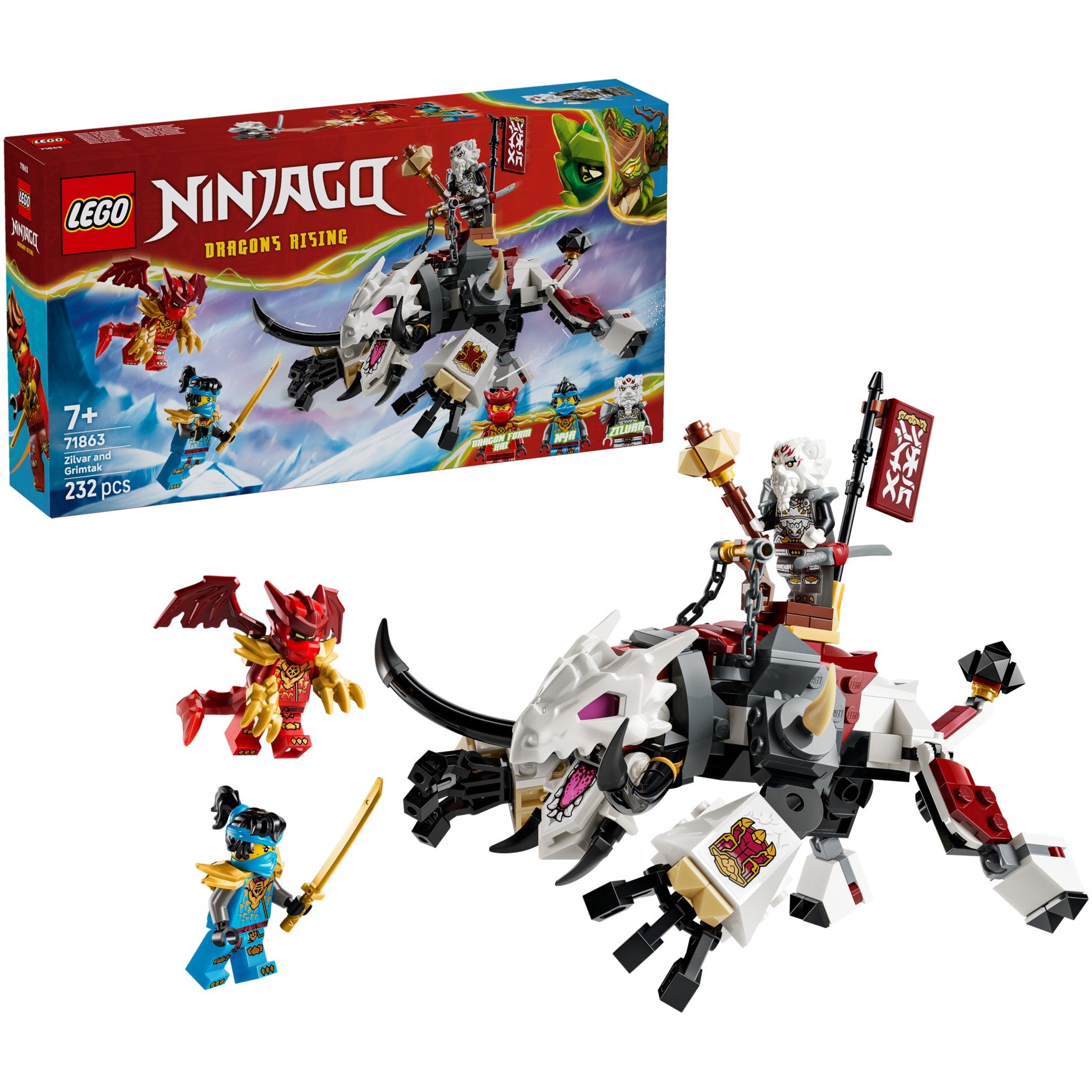 LEGO® 71863 Zilvar and Grimtak the Dragon Beast - NINJAGO®