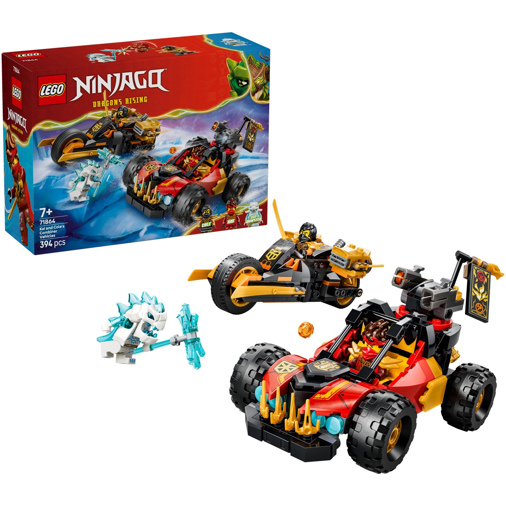 LEGO® 71864 Kai and Cole's Combiner Vehicles - NINJAGO®