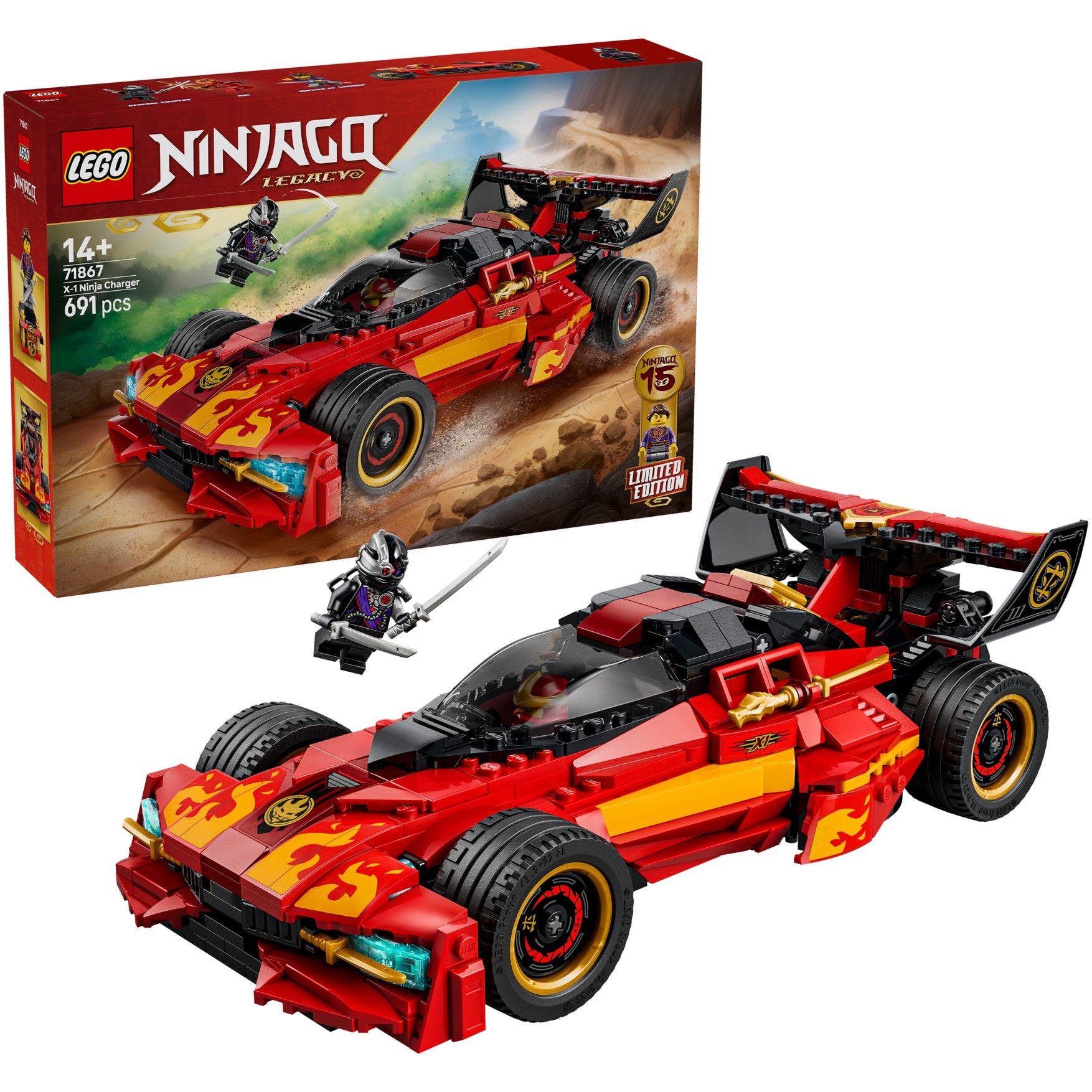 LEGO® 71867 X-1 Ninja Charger 15th Anniversary - NINJAGO®