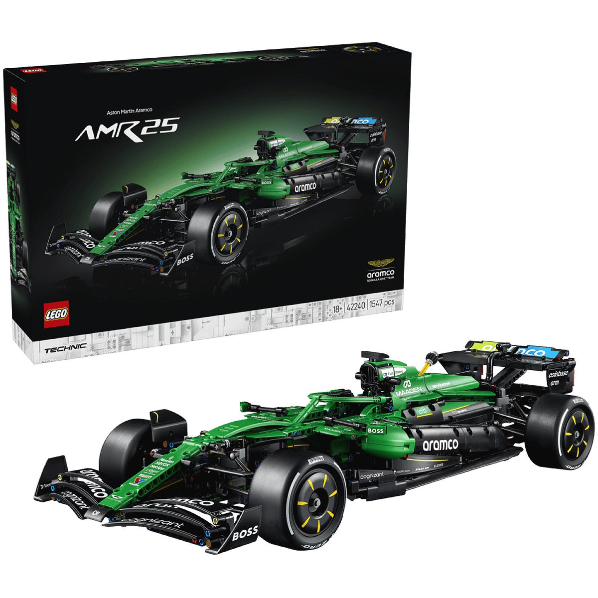 LEGO® 42240 Aston Martin Aramco AMR25 F1® Car - Technic