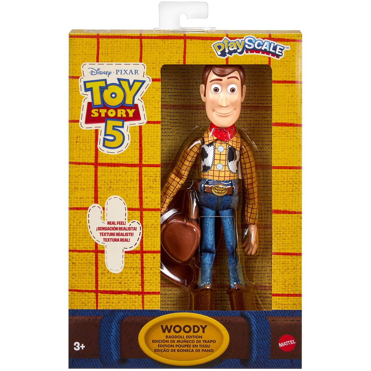 Disney Pixar - Toy Story 5 Woody 7-Inch Ragdoll Edition Figure - Mattel