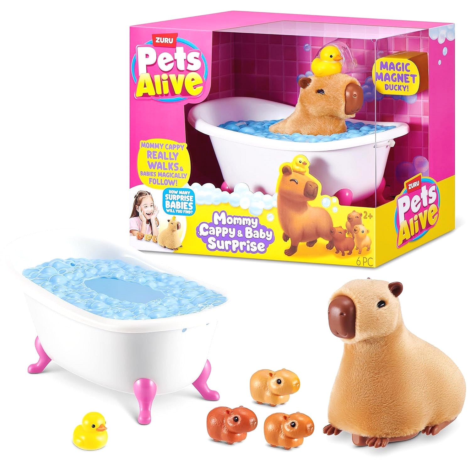ZURU - Pets Alive Mama Capybara & Baby Surprise