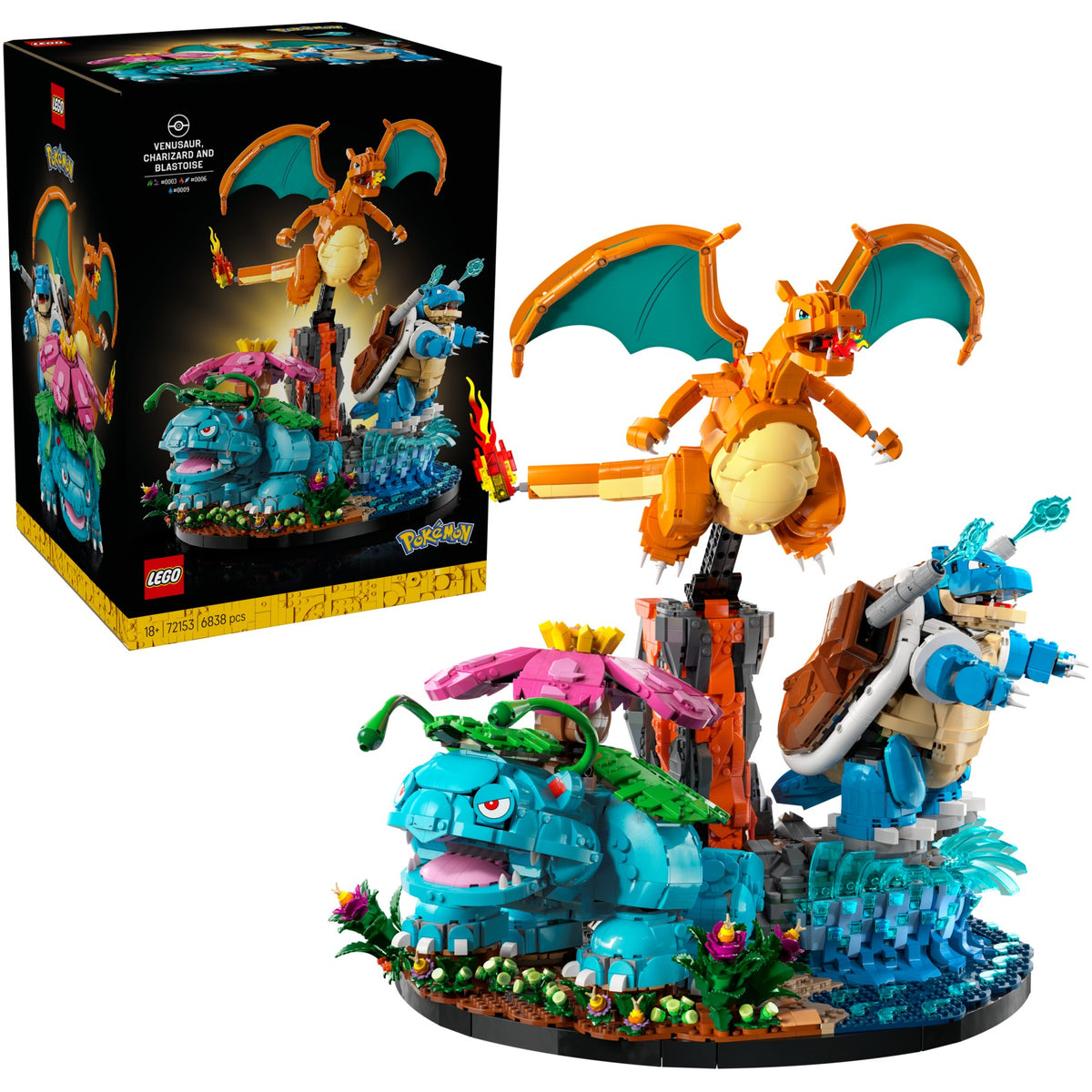 LEGO® 72153 Venusaur Charizard and Blastoise - Pokémon™