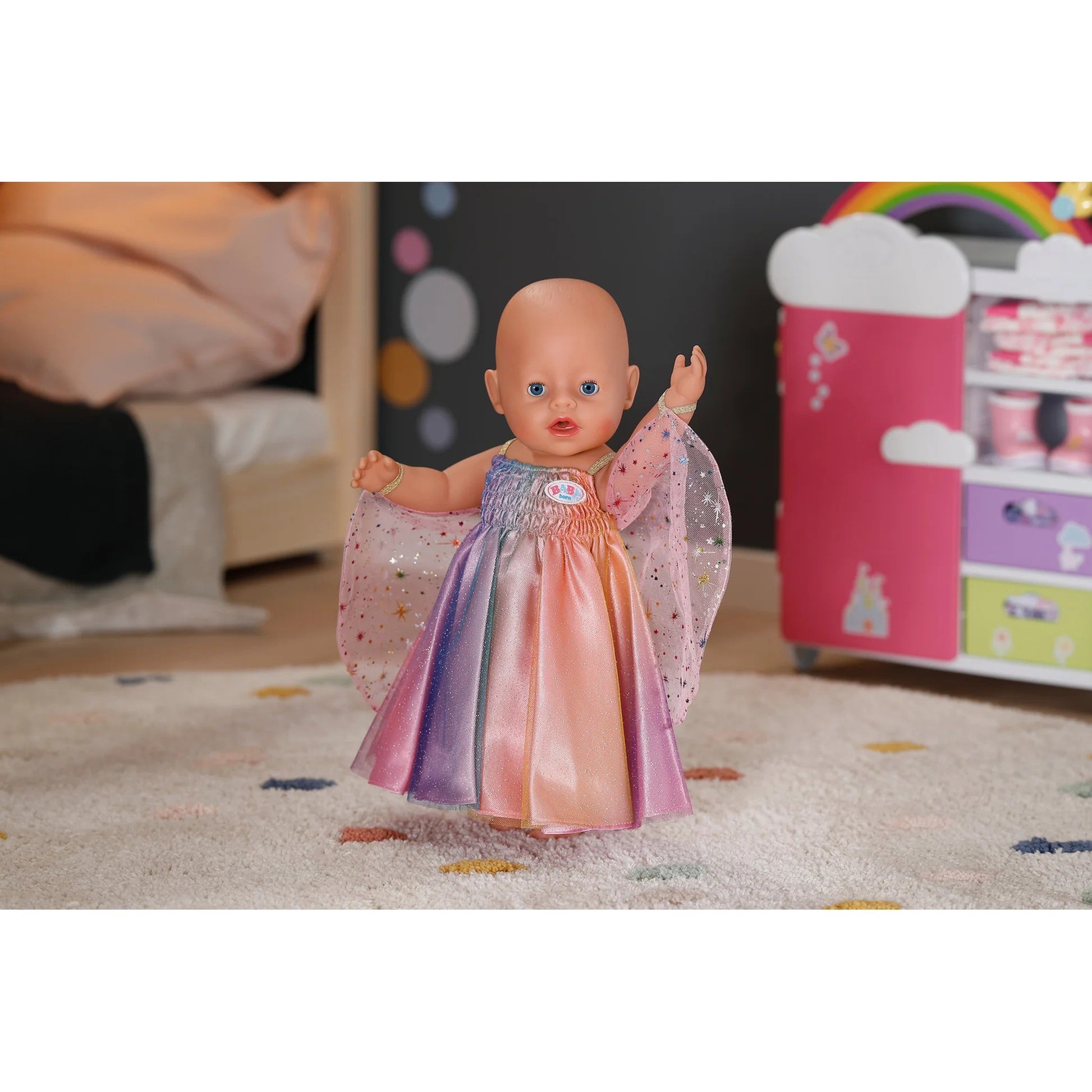 BABY born - Rainbow Dress 43cm Doll Outfit