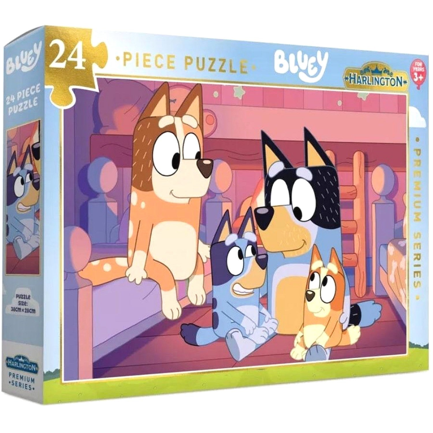 Harlington - Bluey Premium Series Jigsaw Puzzle 24 Pieces