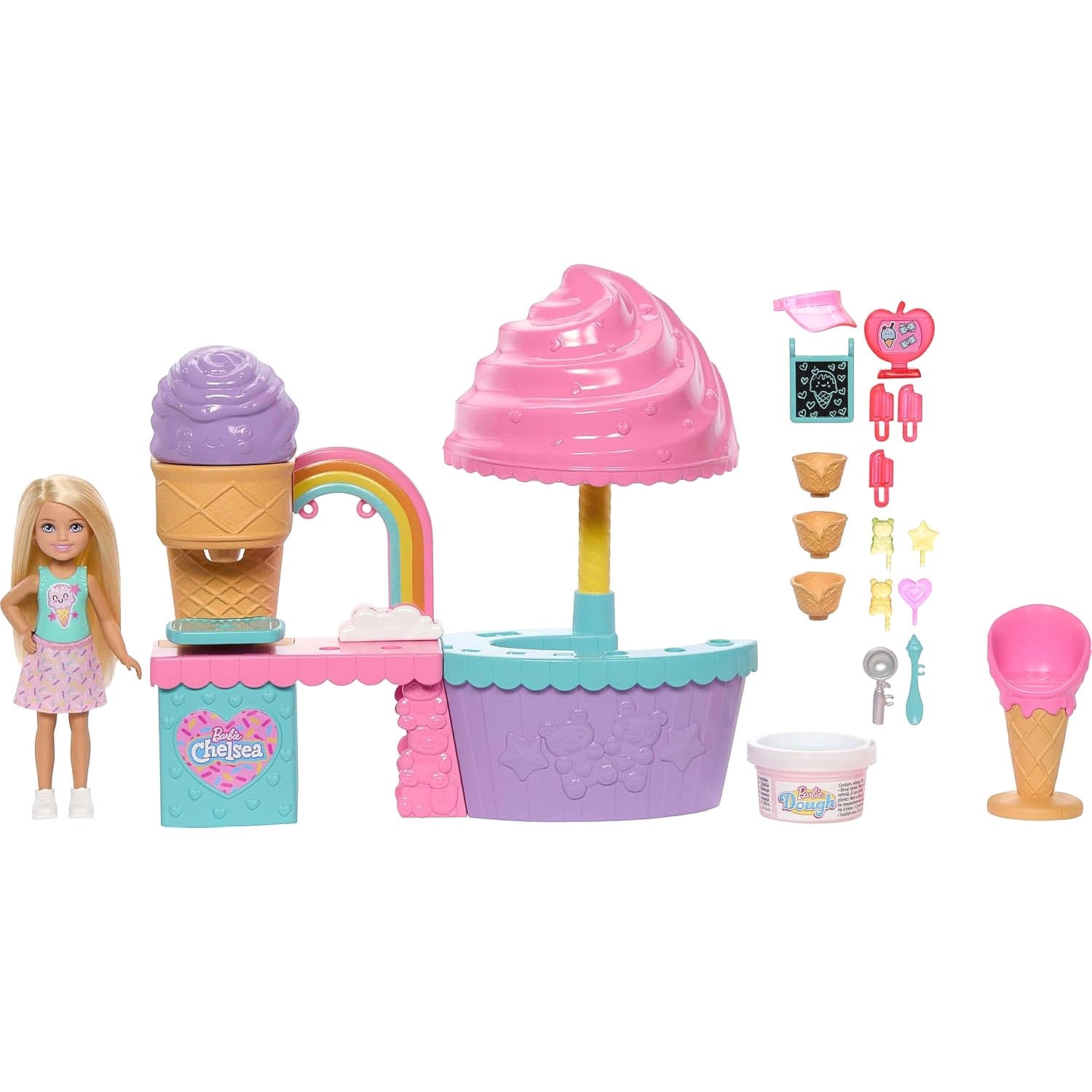 Barbie - Club Chelsea Ice Cream Shop Playset - Mattel