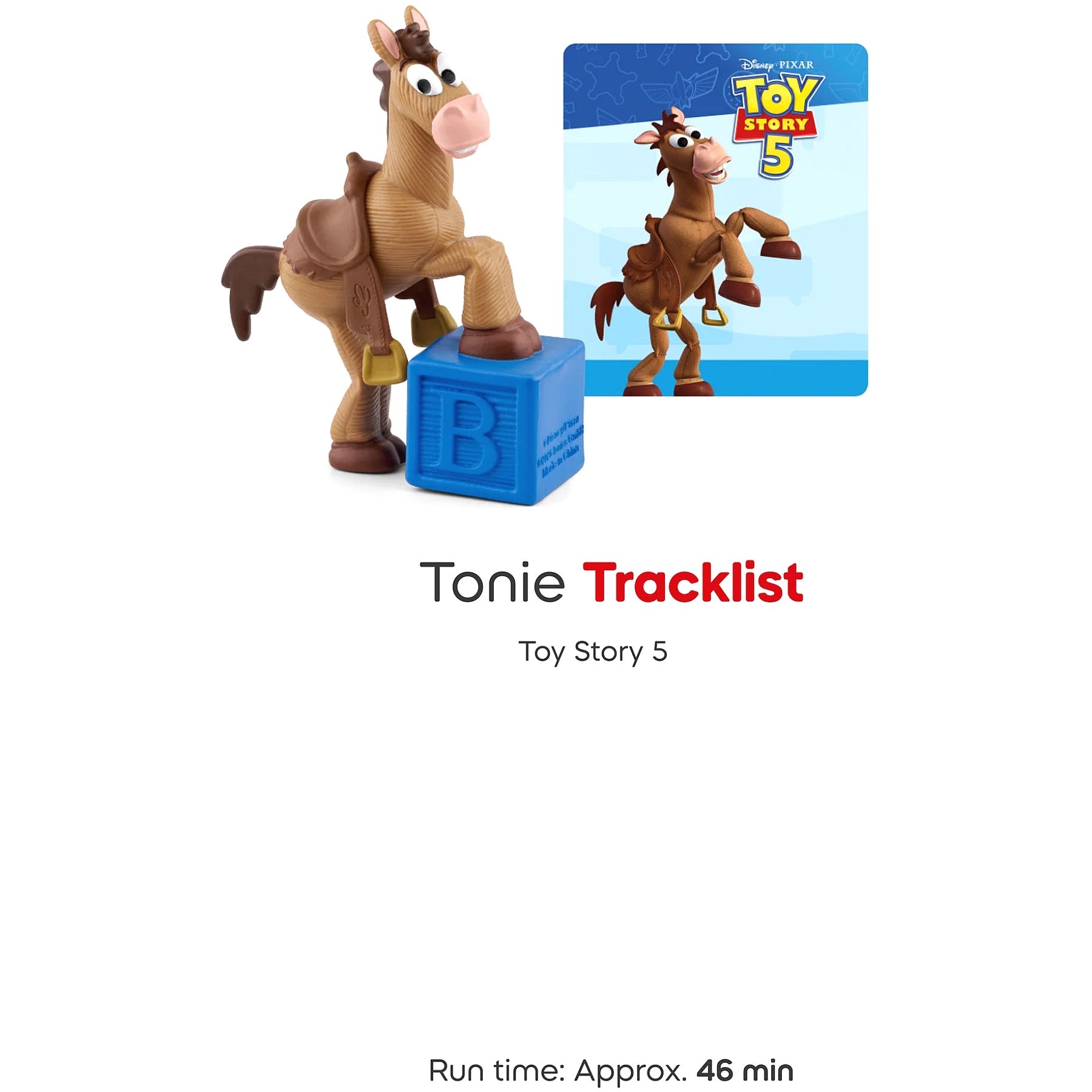 Tonies - Disney Pixar Toy Story 5: Bullseye Tonie Audio Character (Toniebox Not Included)