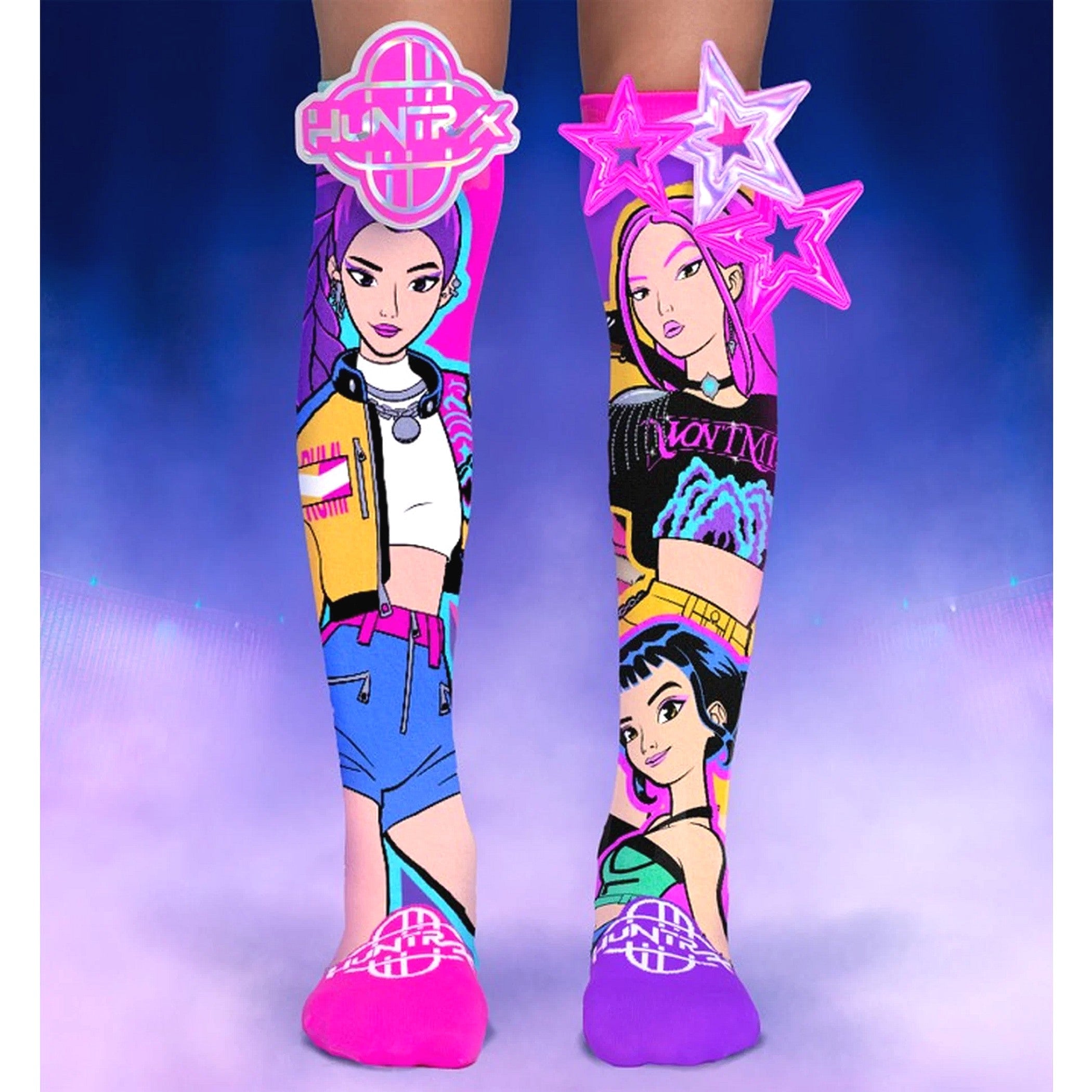 Madmia - KPop Demon Hunters Socks Kids Mini Ages 4-6yrs