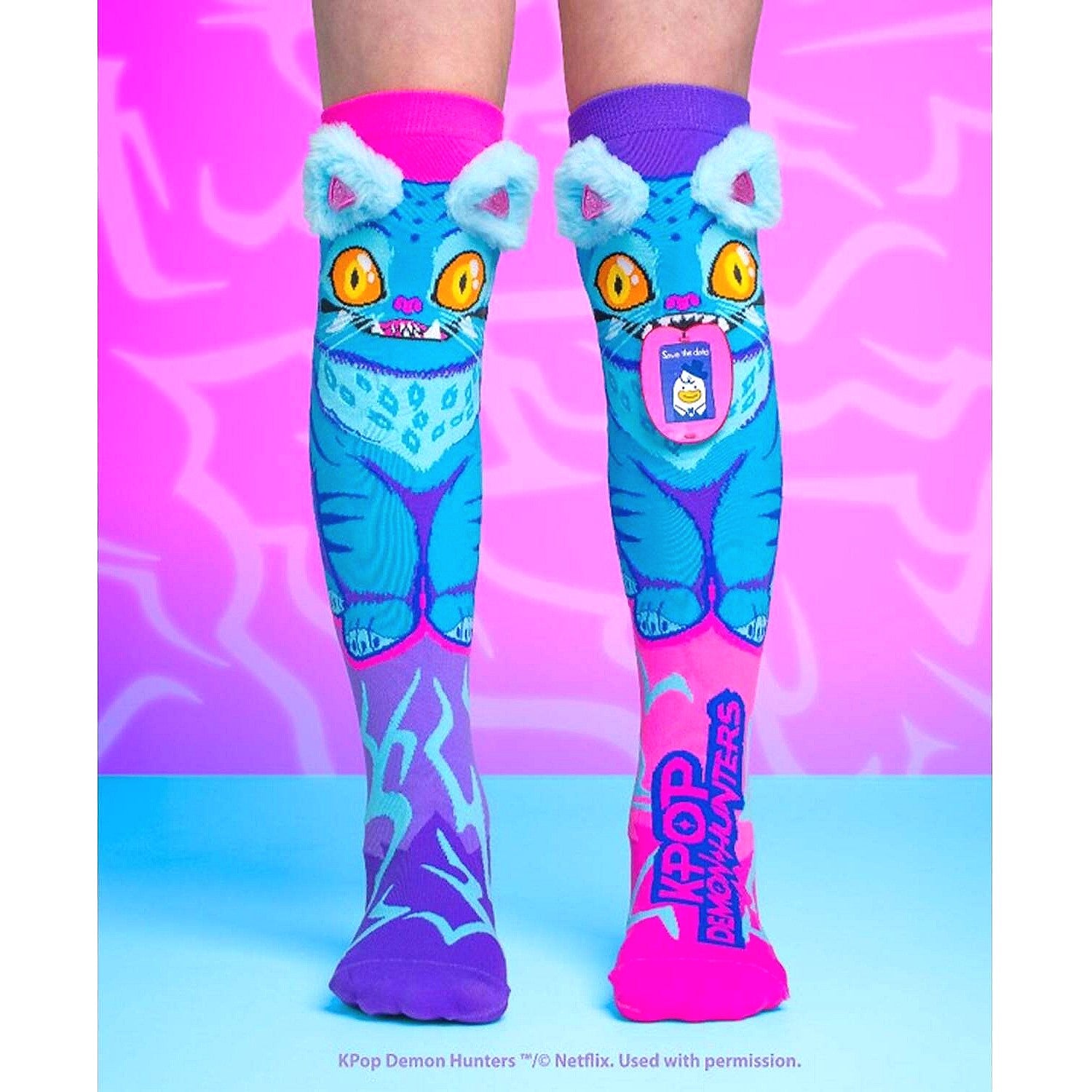 Madmia - KPop Demon Hunters Derpy Socks Kids Mini Ages 4-6yrs