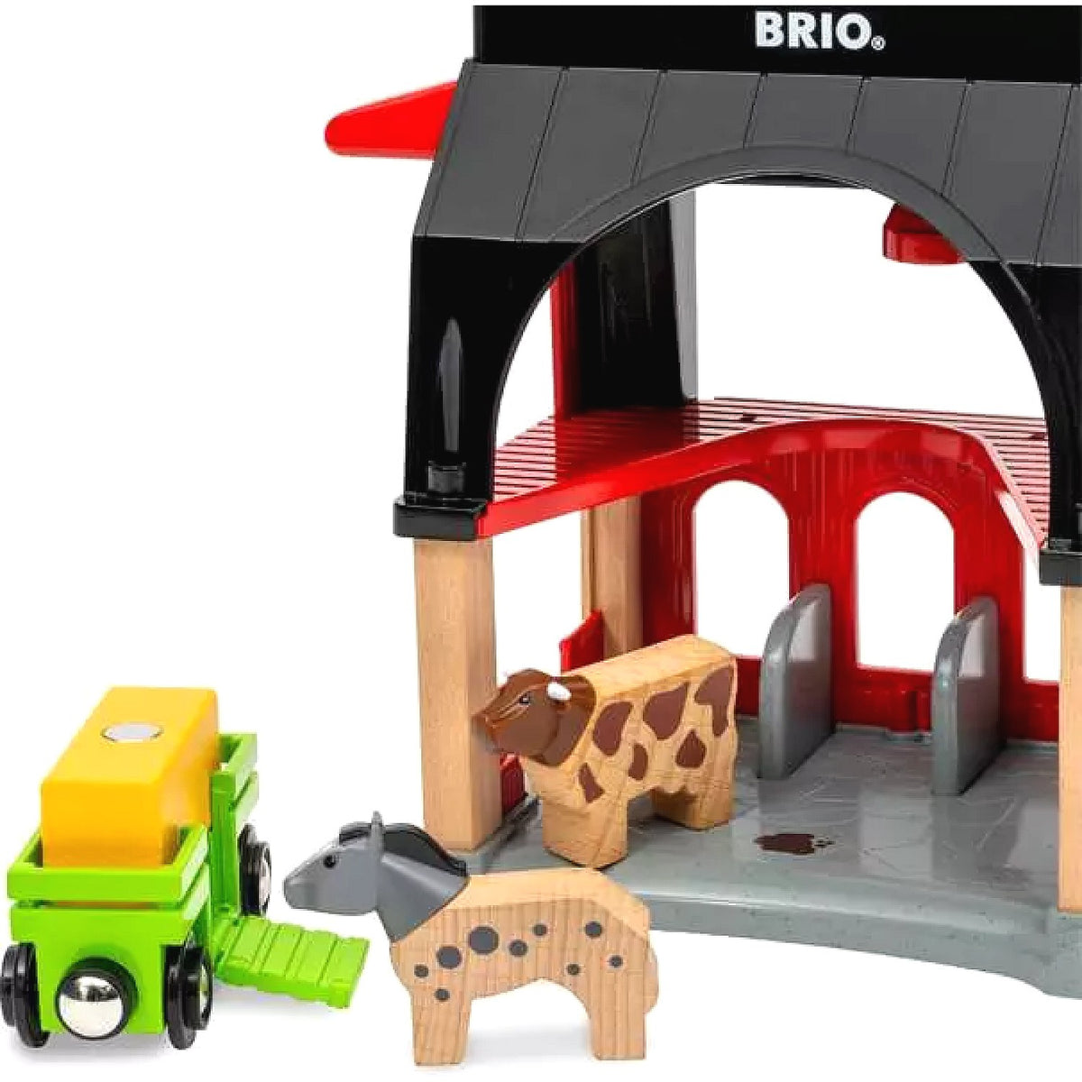 BRIO World - Animal Barn Set 6 Pieces