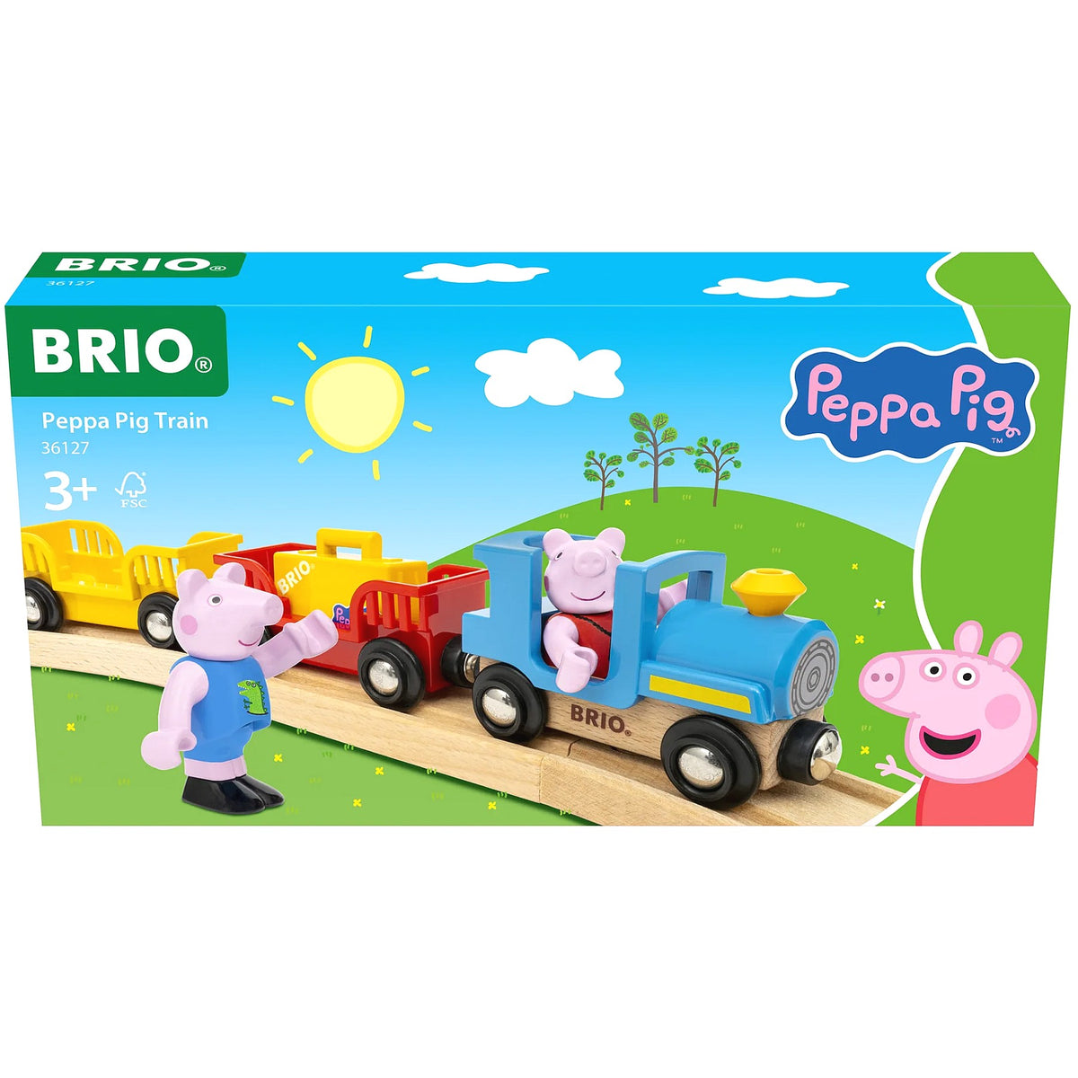 BRIO - Peppa Pig Train Set 5 Pieces