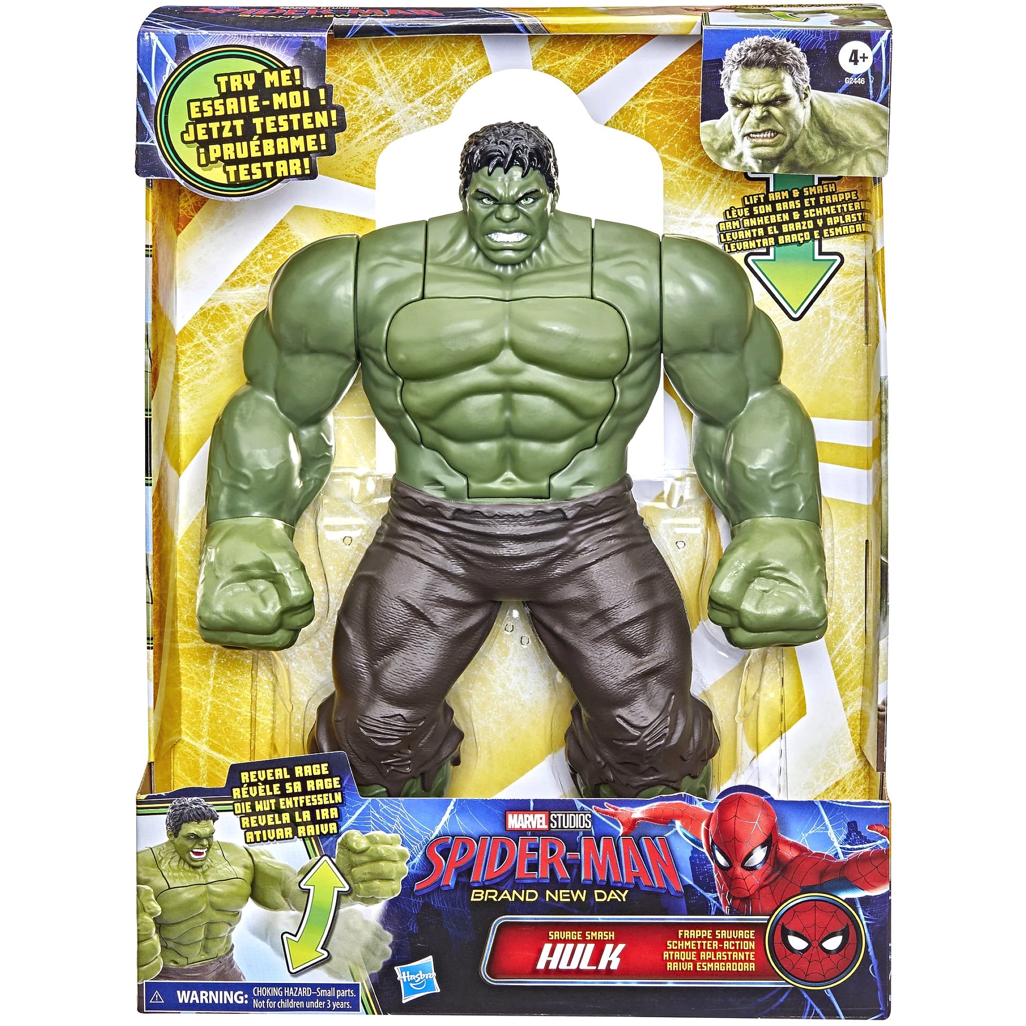 Marvel - Spider-Man Brand New Day Savage Smash Hulk Action Figure - Hasbro