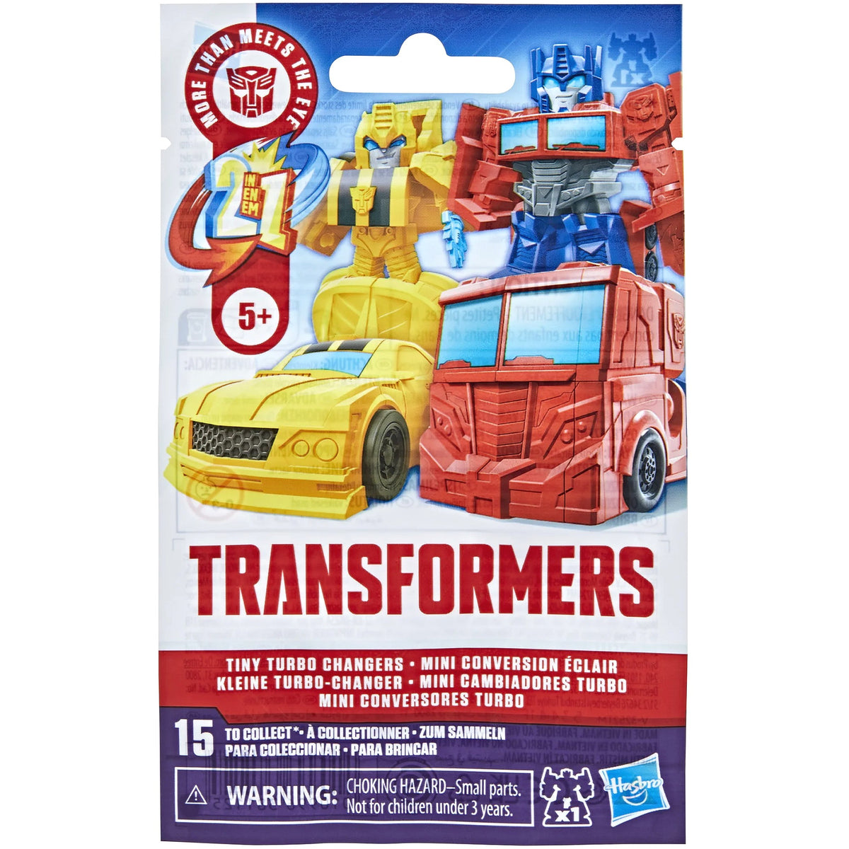 Transformers - Tiny Turbos Changers Mini Figures Blind Box Assorted Styles - Hasbro