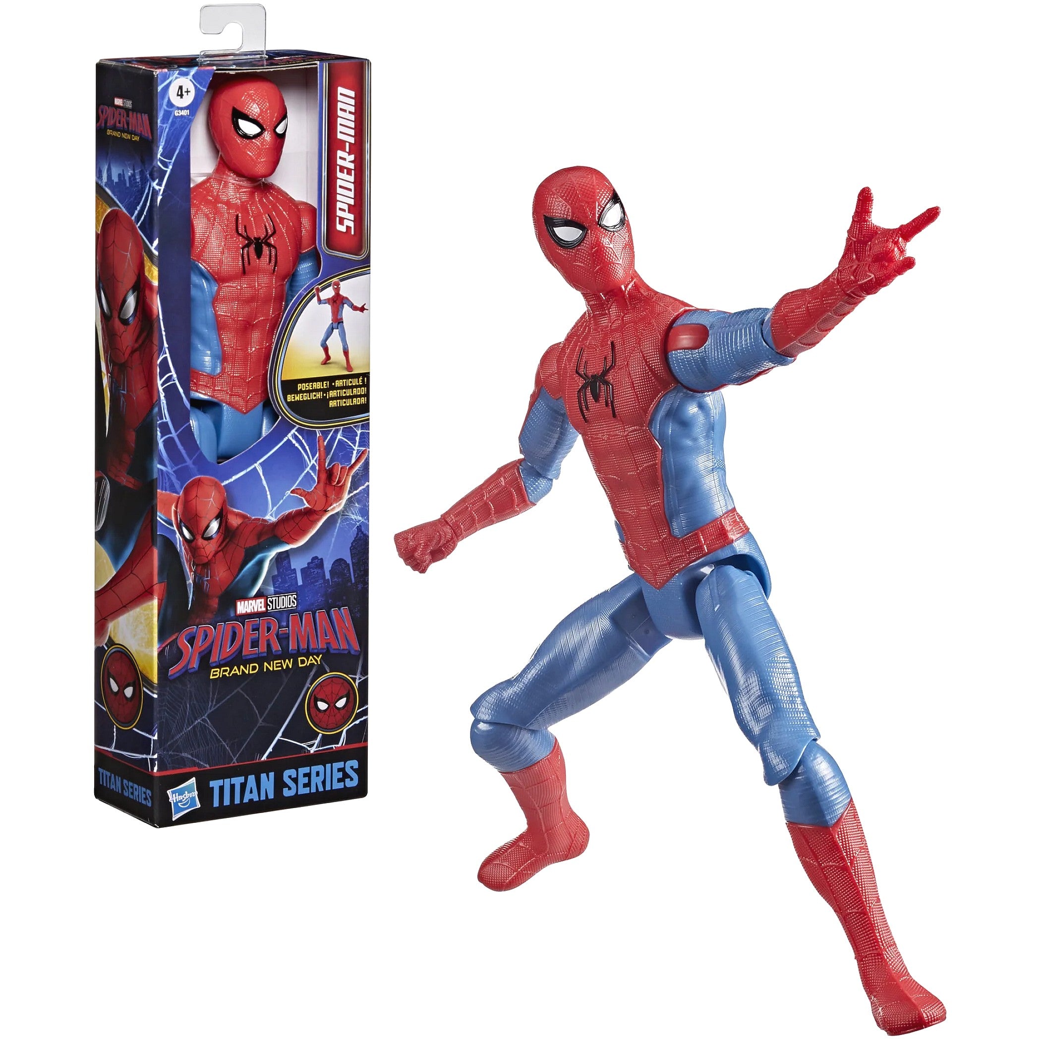 Marvel - Spider-Man Titan Series Brand New Day Action Figure - Hasbro