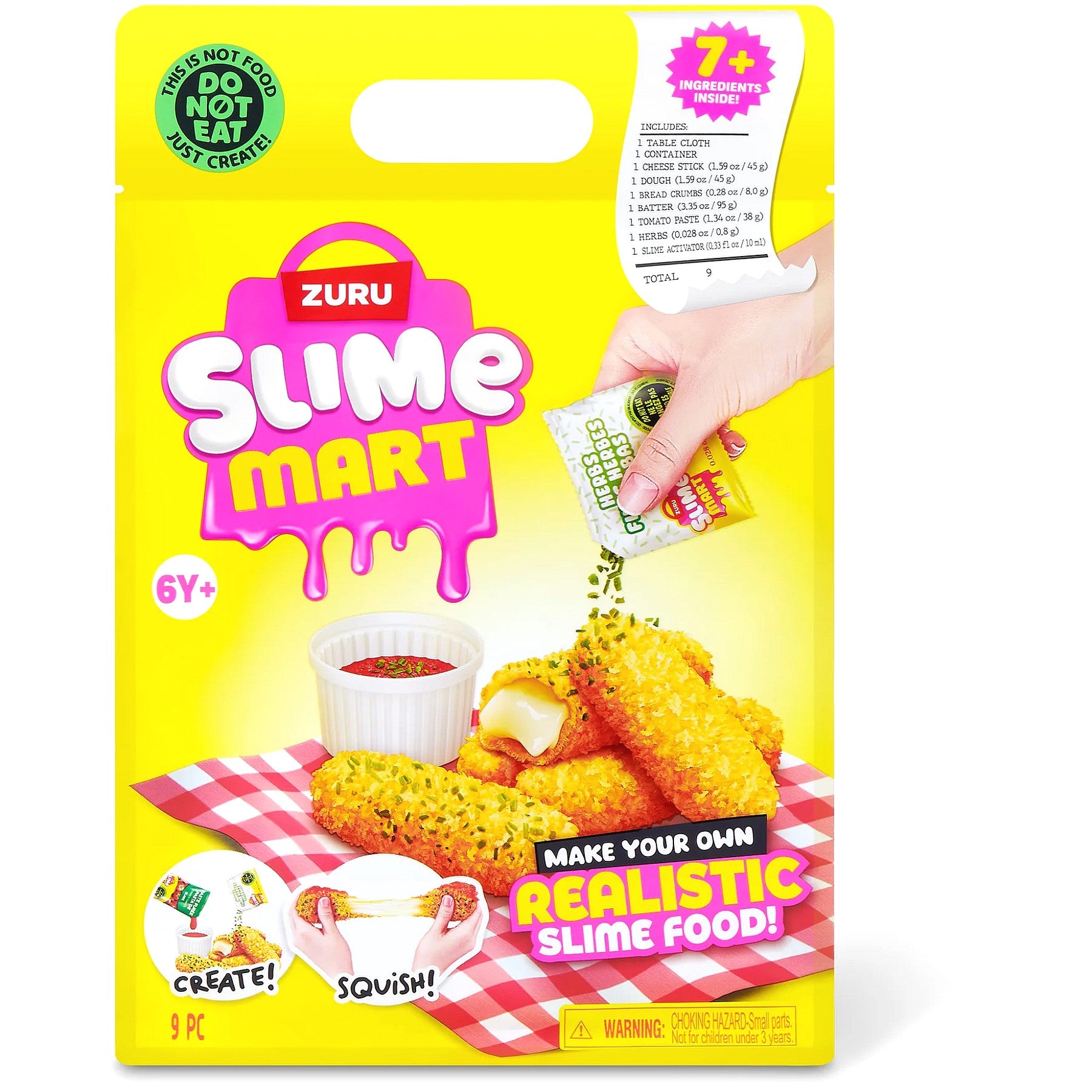 ZURU - Slime Mart Shopping Bag Series 2 - Mozzarella Sticks