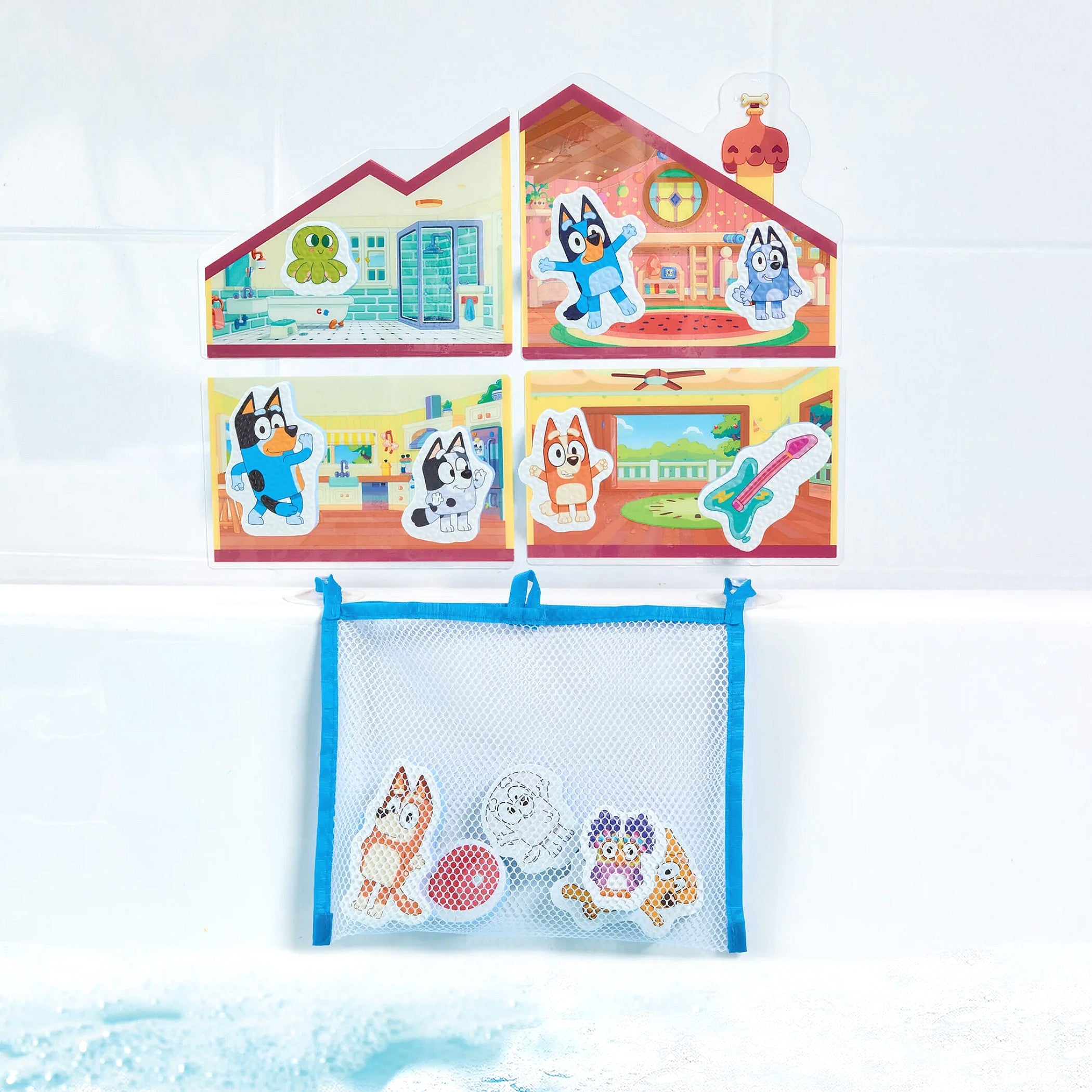 TOMY - Toomies Playdate at Bluey's Bath Sticker Set