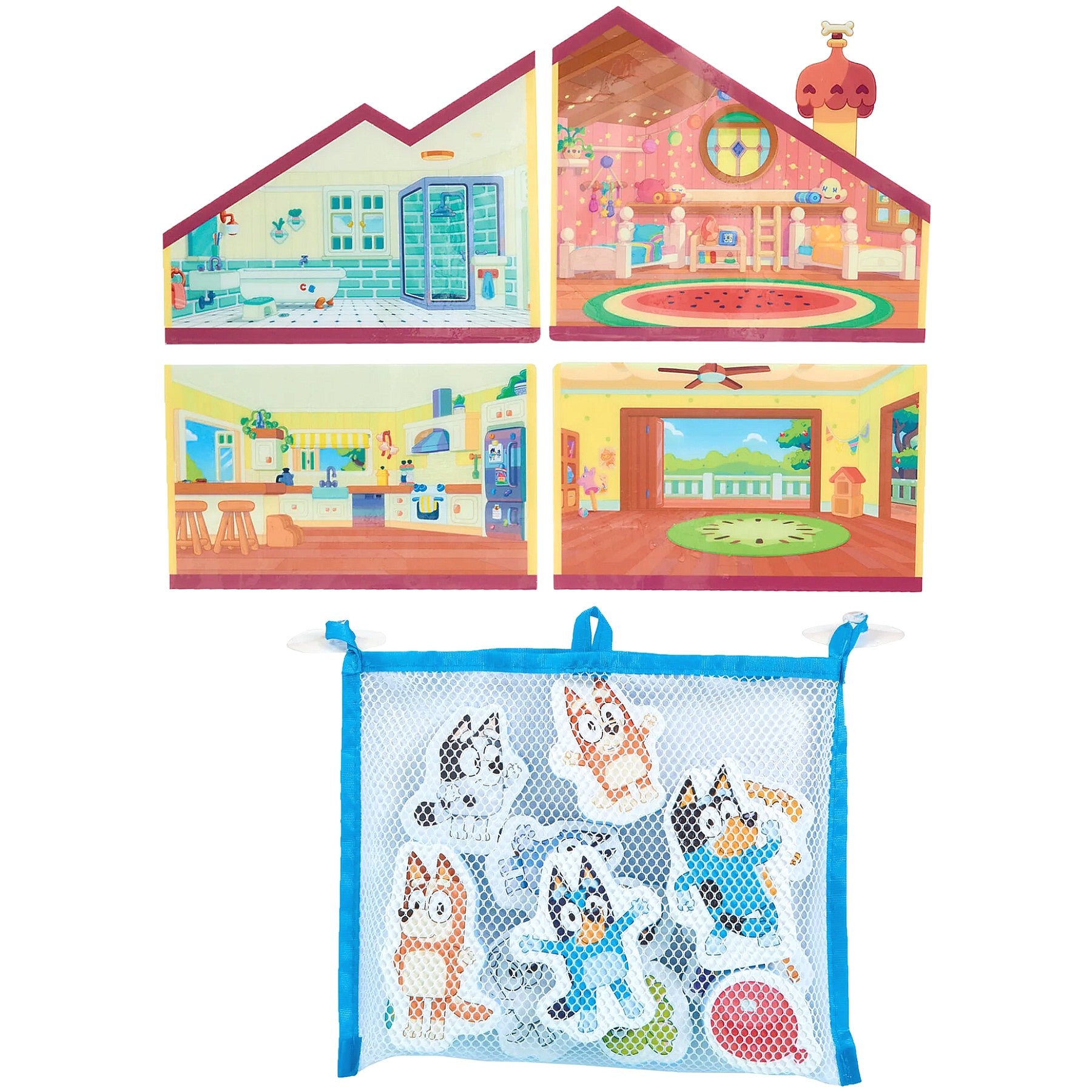 TOMY - Toomies Playdate at Bluey's Bath Sticker Set