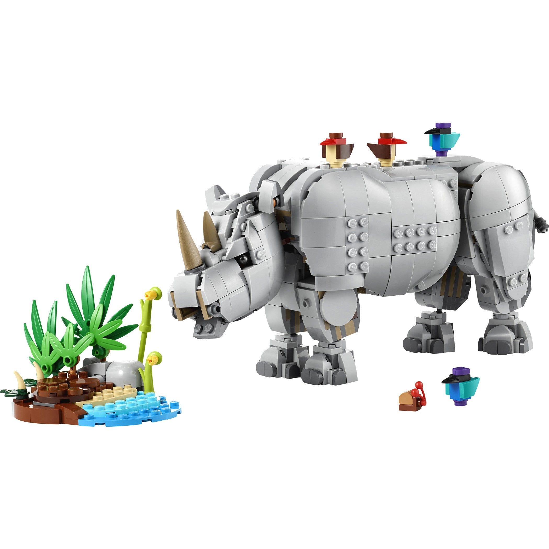LEGO® 31171 Wild Animals: Majestic Rhino with Birds - Creator 3-in-1
