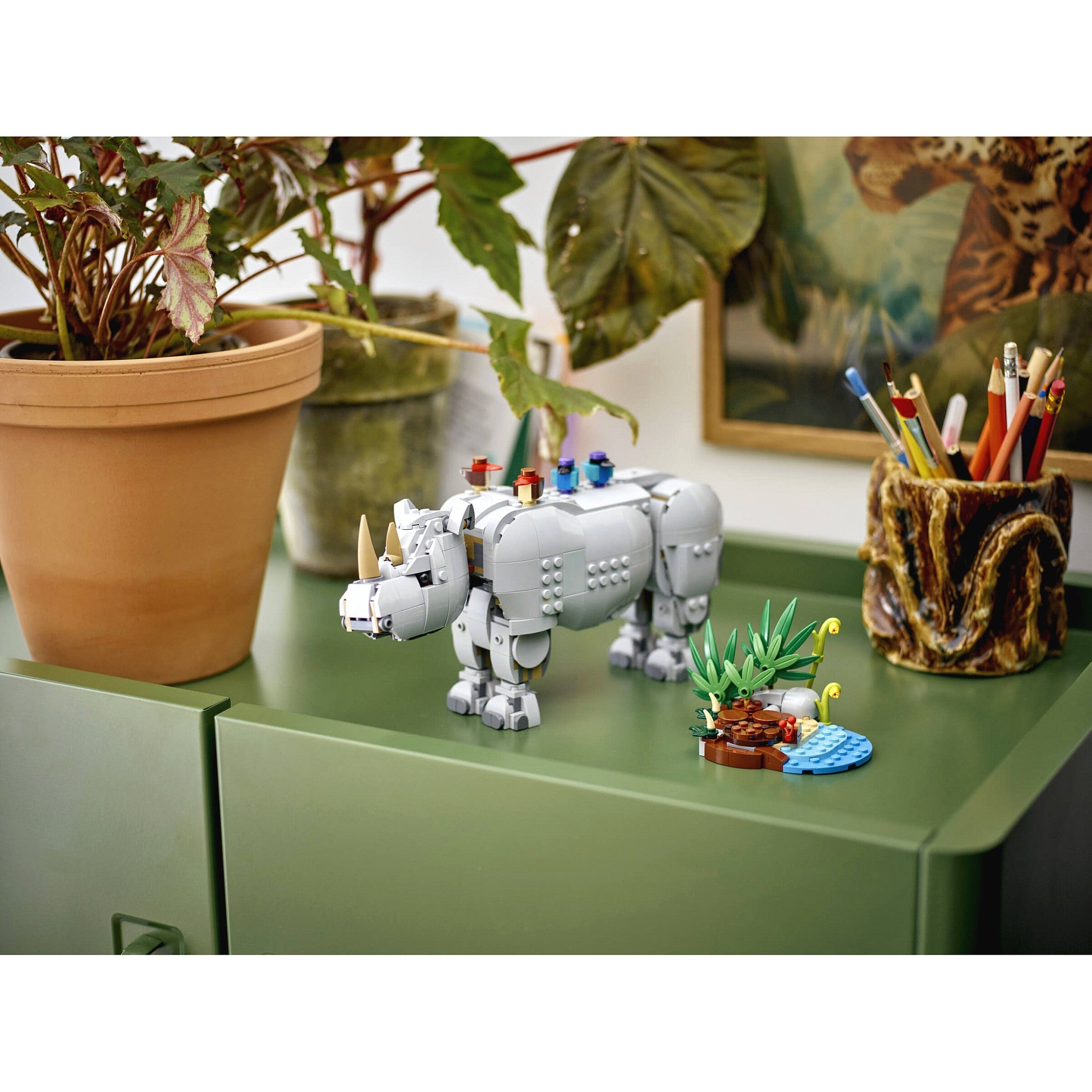 LEGO® 31171 Wild Animals: Majestic Rhino with Birds - Creator 3-in-1