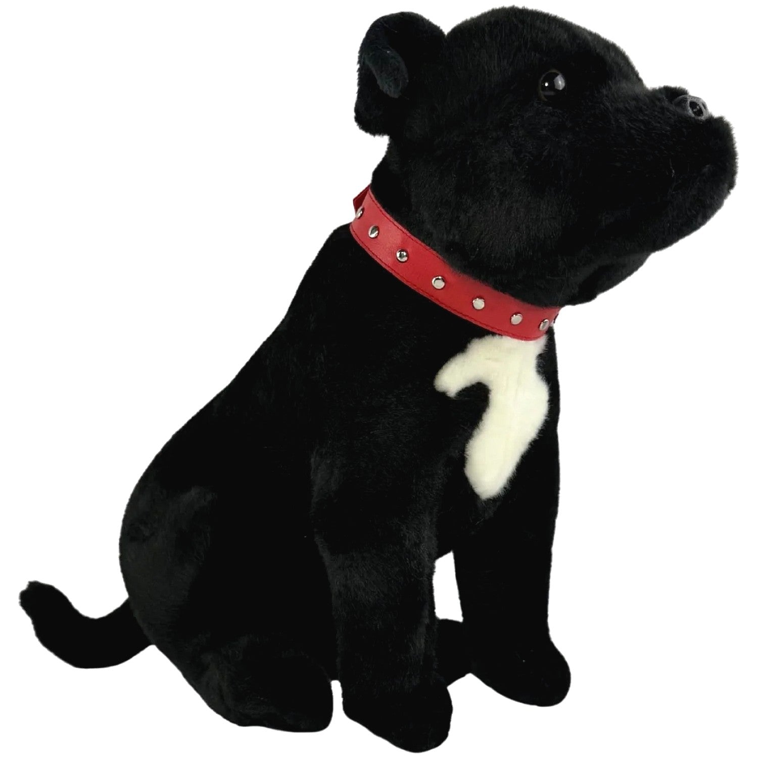 Bocchetta - DJ Black Staffy Sitting Soft Plush 32cm