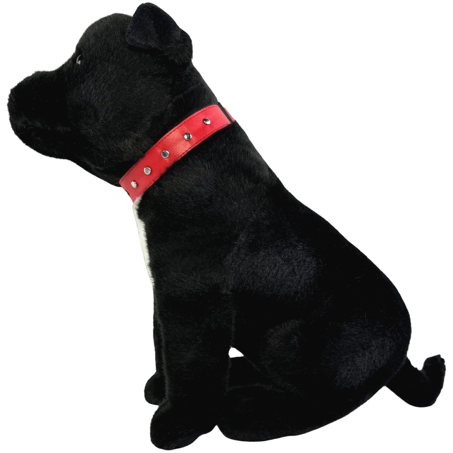 Bocchetta - DJ Black Staffy Sitting Soft Plush 32cm