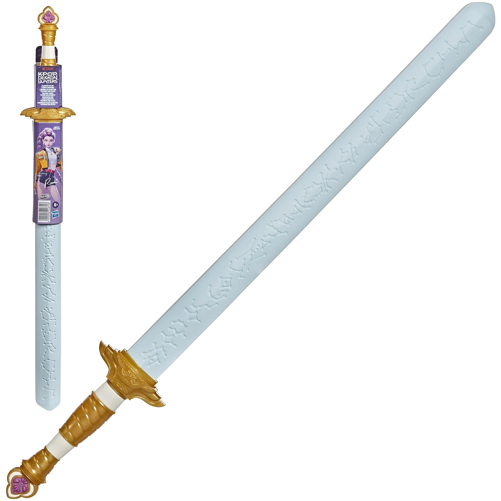 KPop - Demon Hunters Rumi's Four Tiger Nerf Foam Sword Role-Play - Hasbro